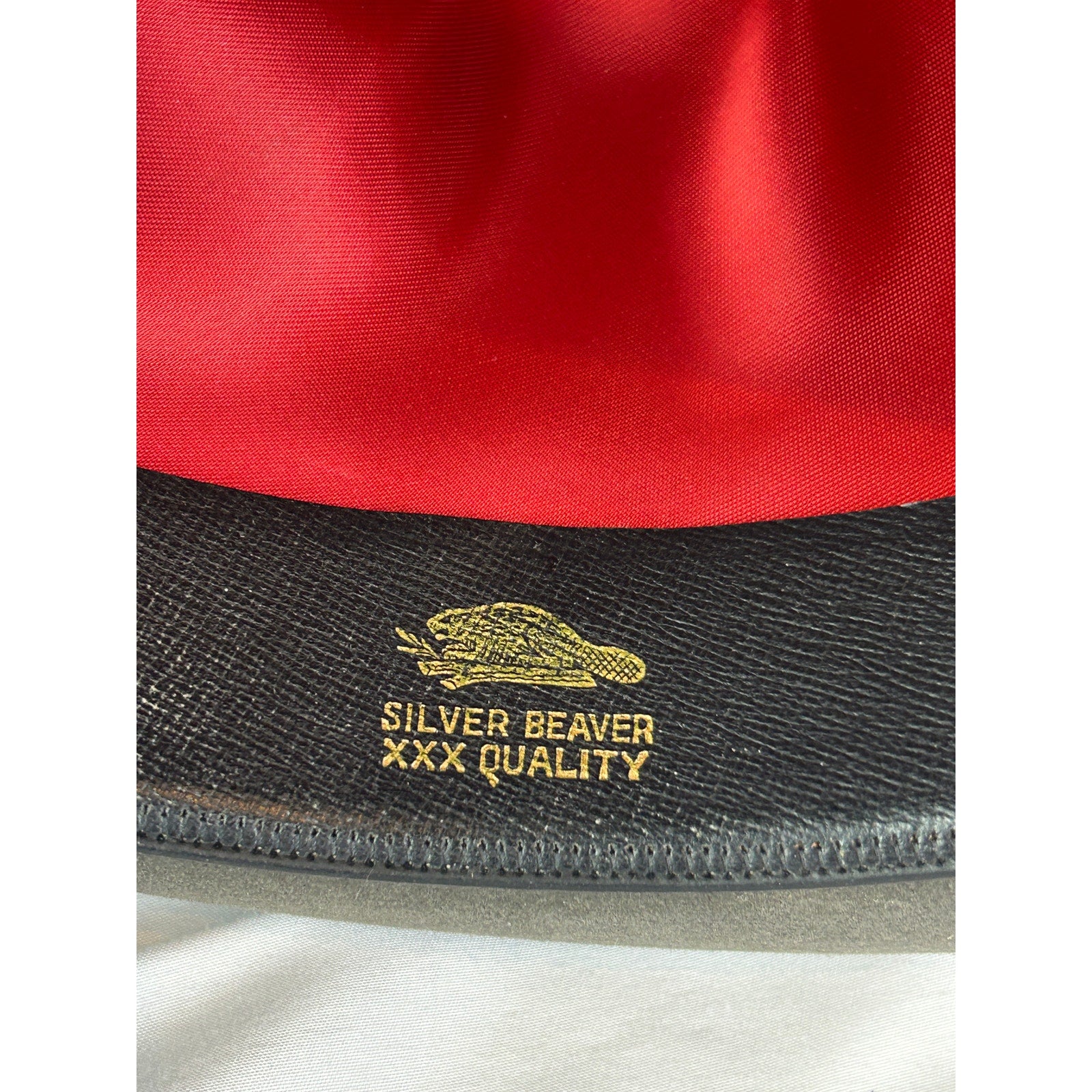 Vintage Beau Brummell Silver Beaver XXX Felt Hat Gray 7 1/8