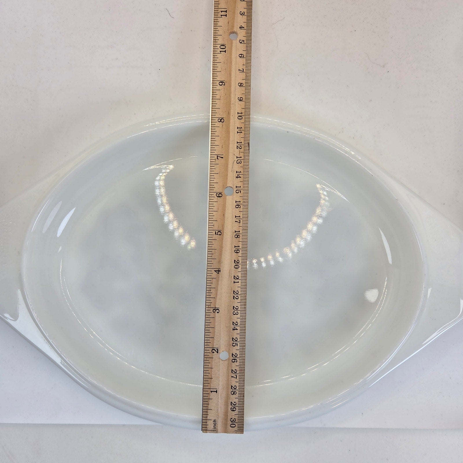 Pyrex 945-C Verde Olive Branch Replacement Lid Divided Casserole Cover USA