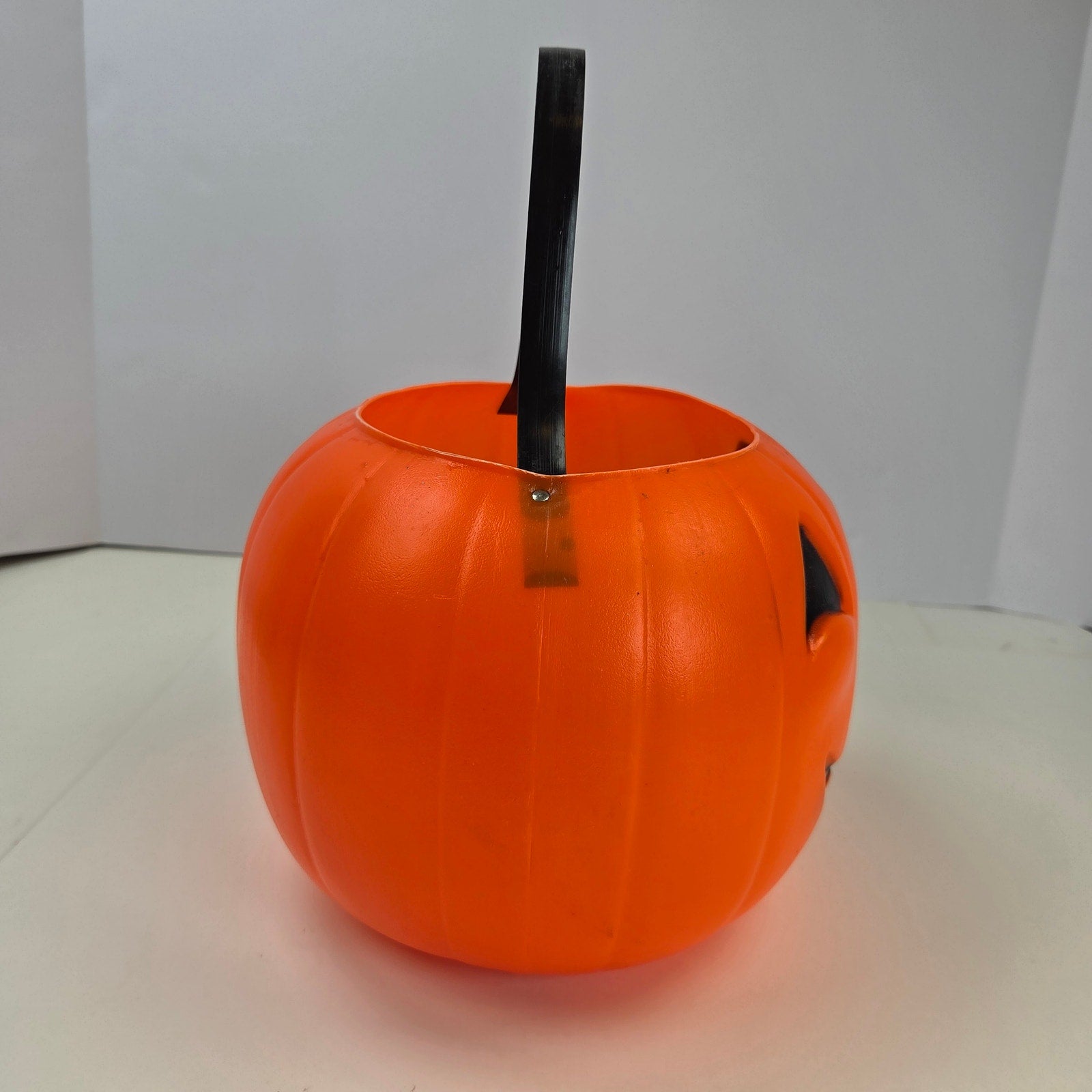 Vintage Empire Jack O Lantern Pumpkin Candy Bucket Trick Or Treat 7" Pail