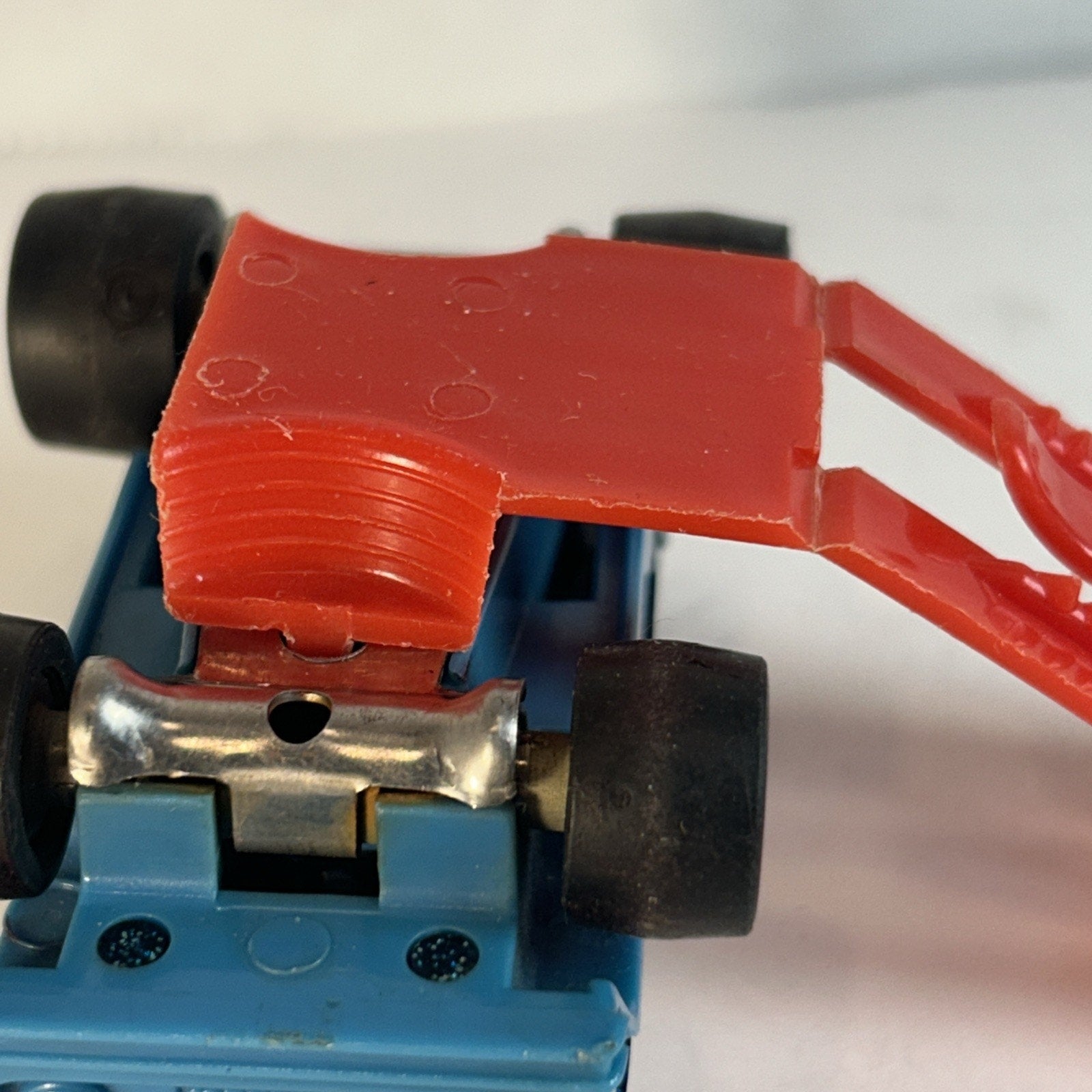 1970s Tonka Totes Ford Bronco Blue Metallic Diecast Mini Jeep w/ Belt Clip