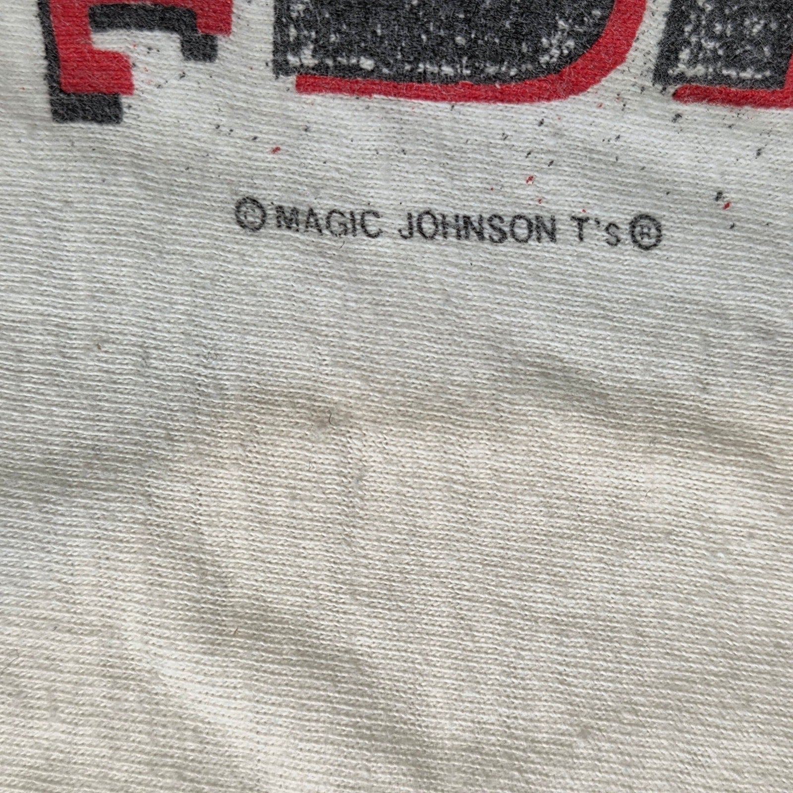 Vintage 1992 Chicago Bulls DouBull TrouBull Tee XL Ritz Magic Johnson T’s