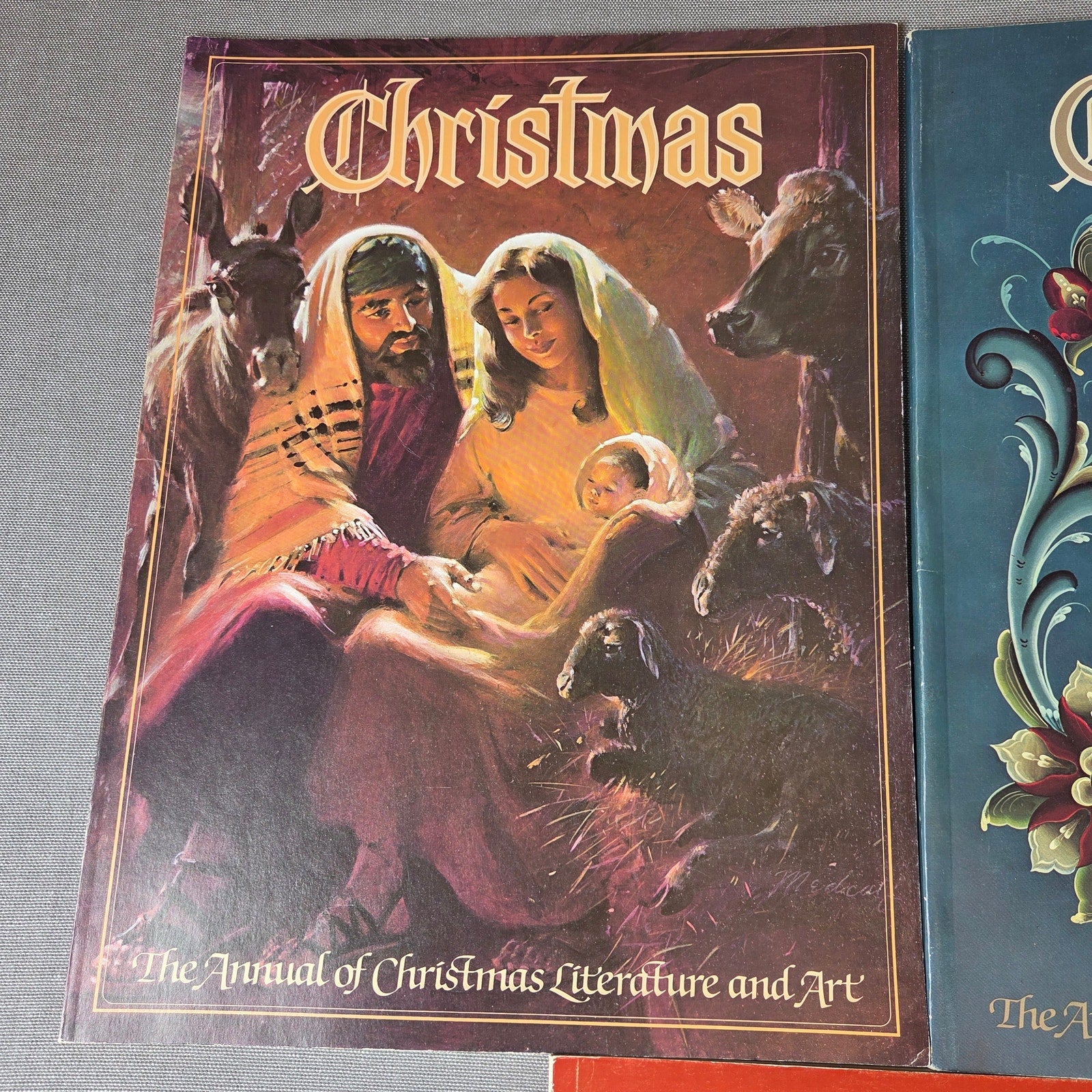 Christmas Annual Literature Art Vol 51 52 + Norges Jul 1982 Holiday Books