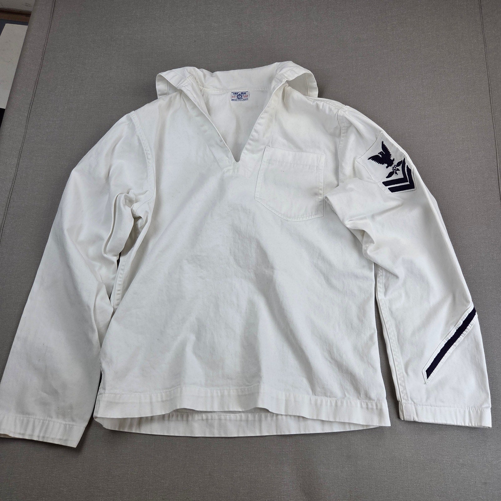 Vintage US Navy SK2 Storekeeper Crackerjack White Uniform Set 32x31 1950s 60s