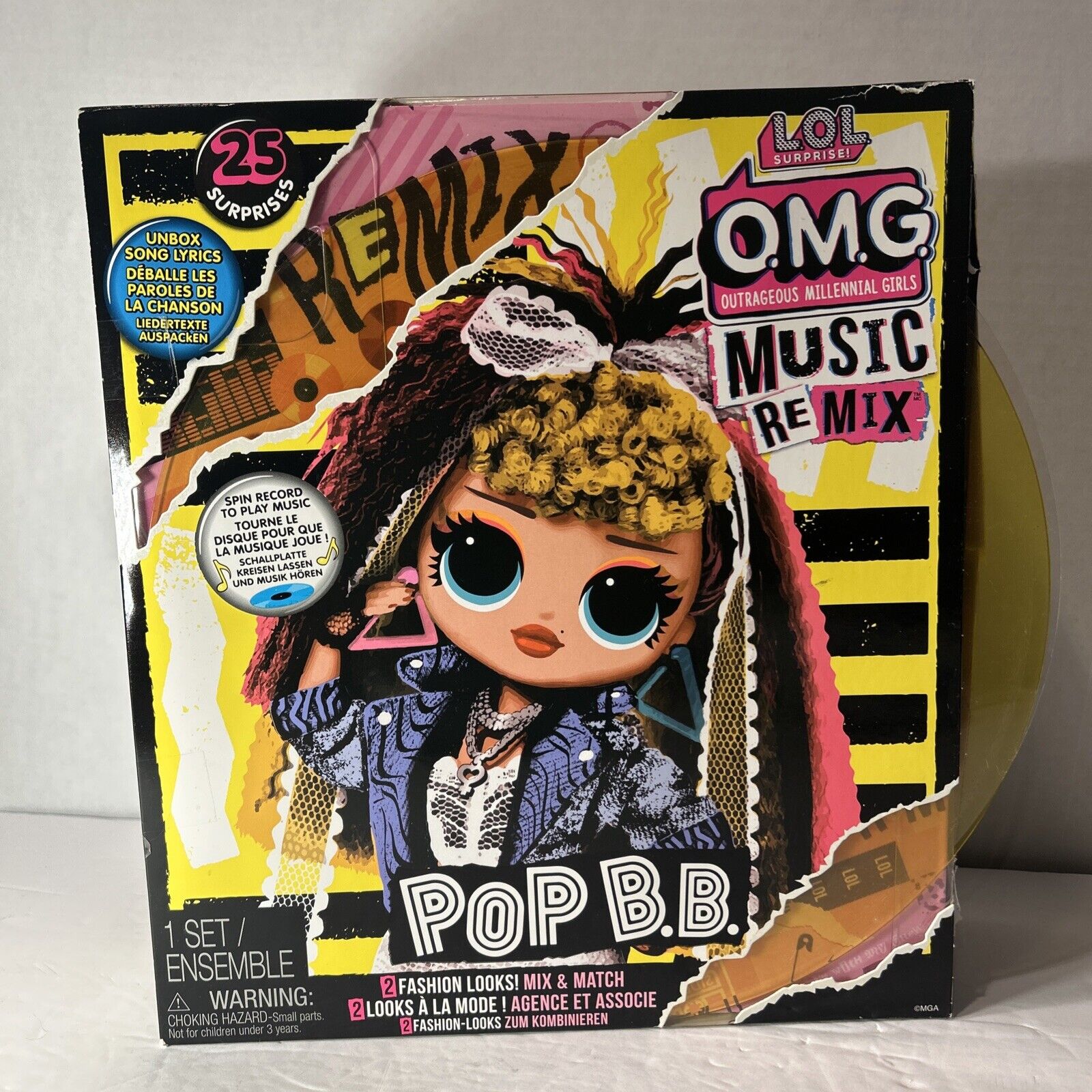 LOL Surprise OMG Remix Pop B.B. Fashion Doll 25 Surprises Brand New Sealed