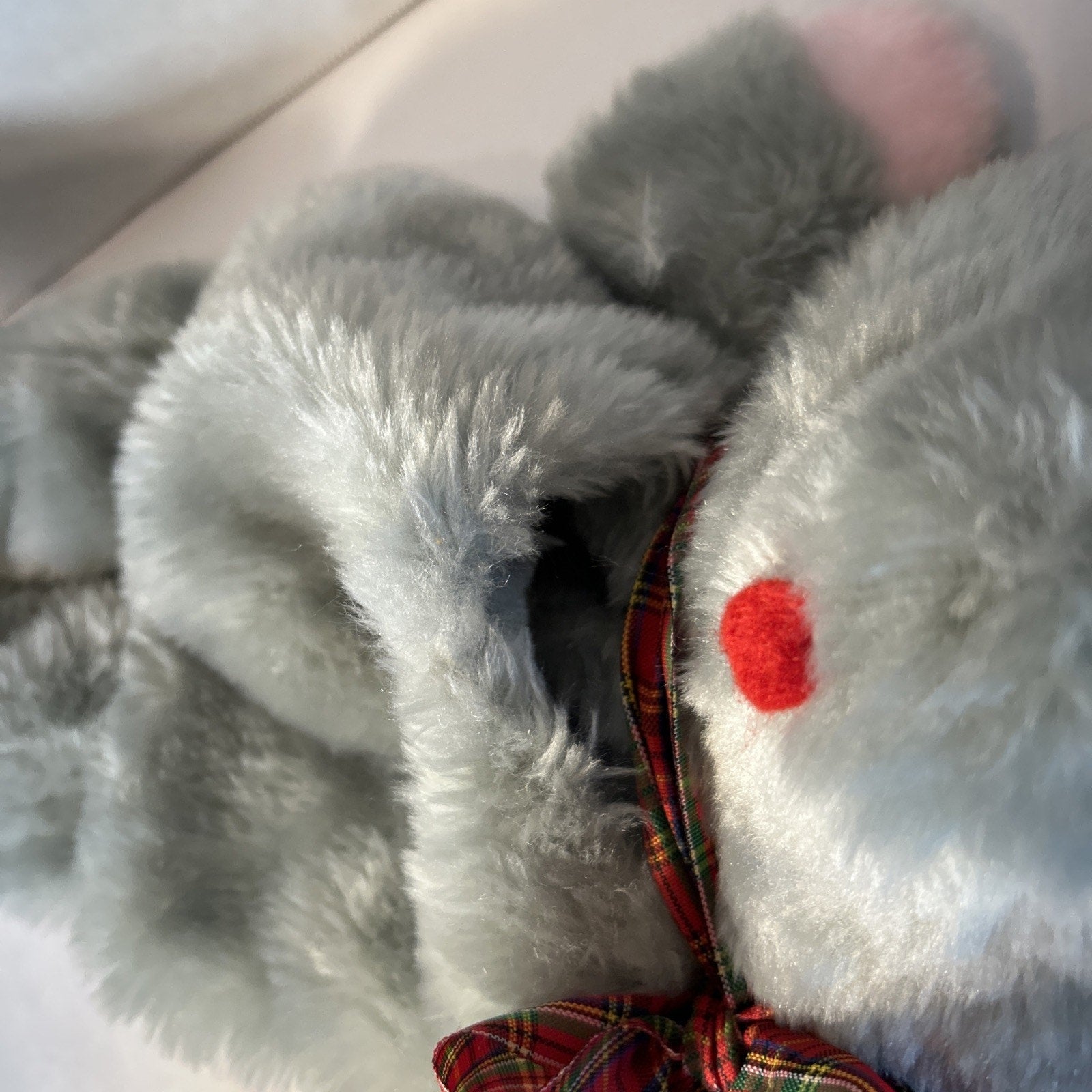 Christmas Plush Mouse Lot of Four
