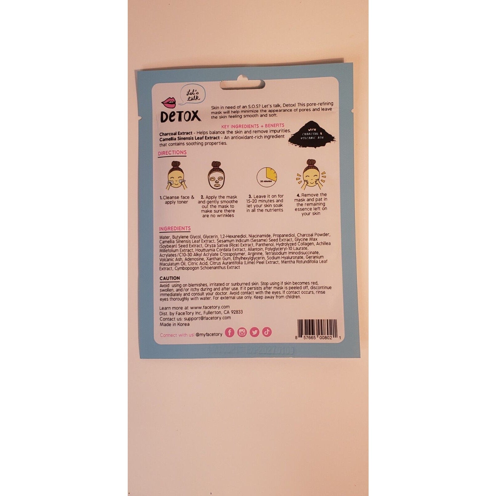 FaceTory Best of Seven Facial Masks Collection For All Skin Types - Pack of 7