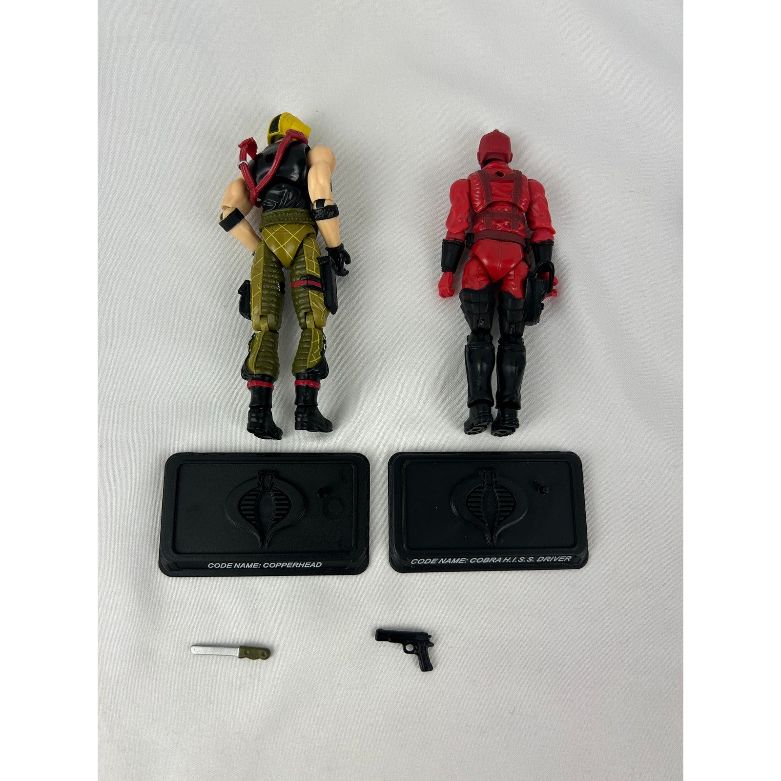 Lot of 5 G.I. Joe Cobra Figures 25th Anniversary Firefly B.A.T. HISS Copperhead