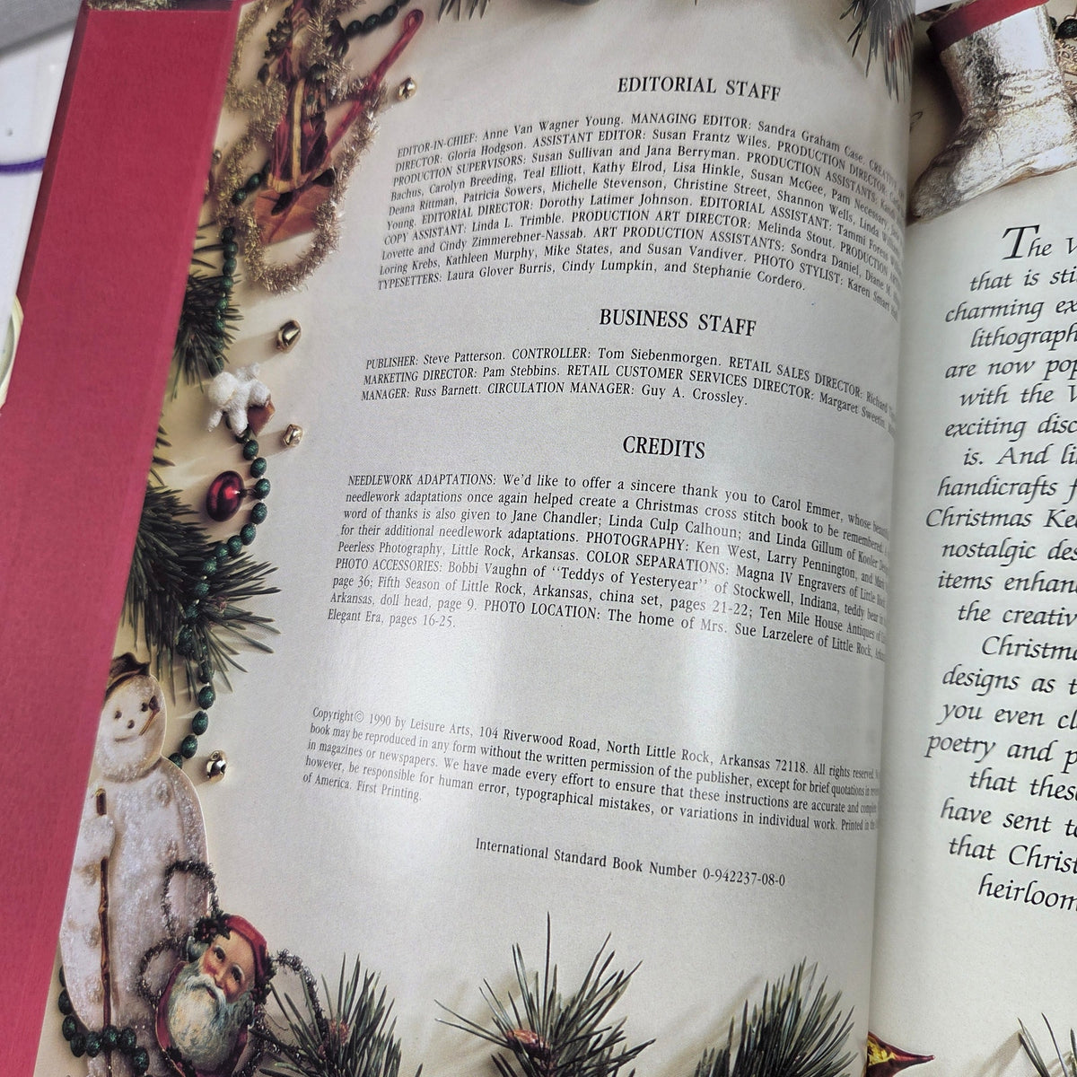 Vintage Christmas Hardcover Book Lot Leisure Arts Crafts Cookies Holiday Ideas