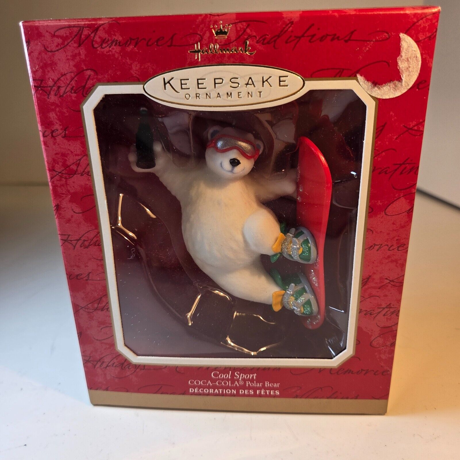 Hallmark Keepsake Ornament Cool Sport Coca-Cola Polar Bear 2001