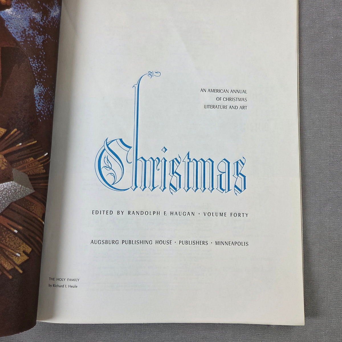 Vintage Christmas Annual Holiday Books Lot Augsburg Vol 37 40 44 1967 1970 1984
