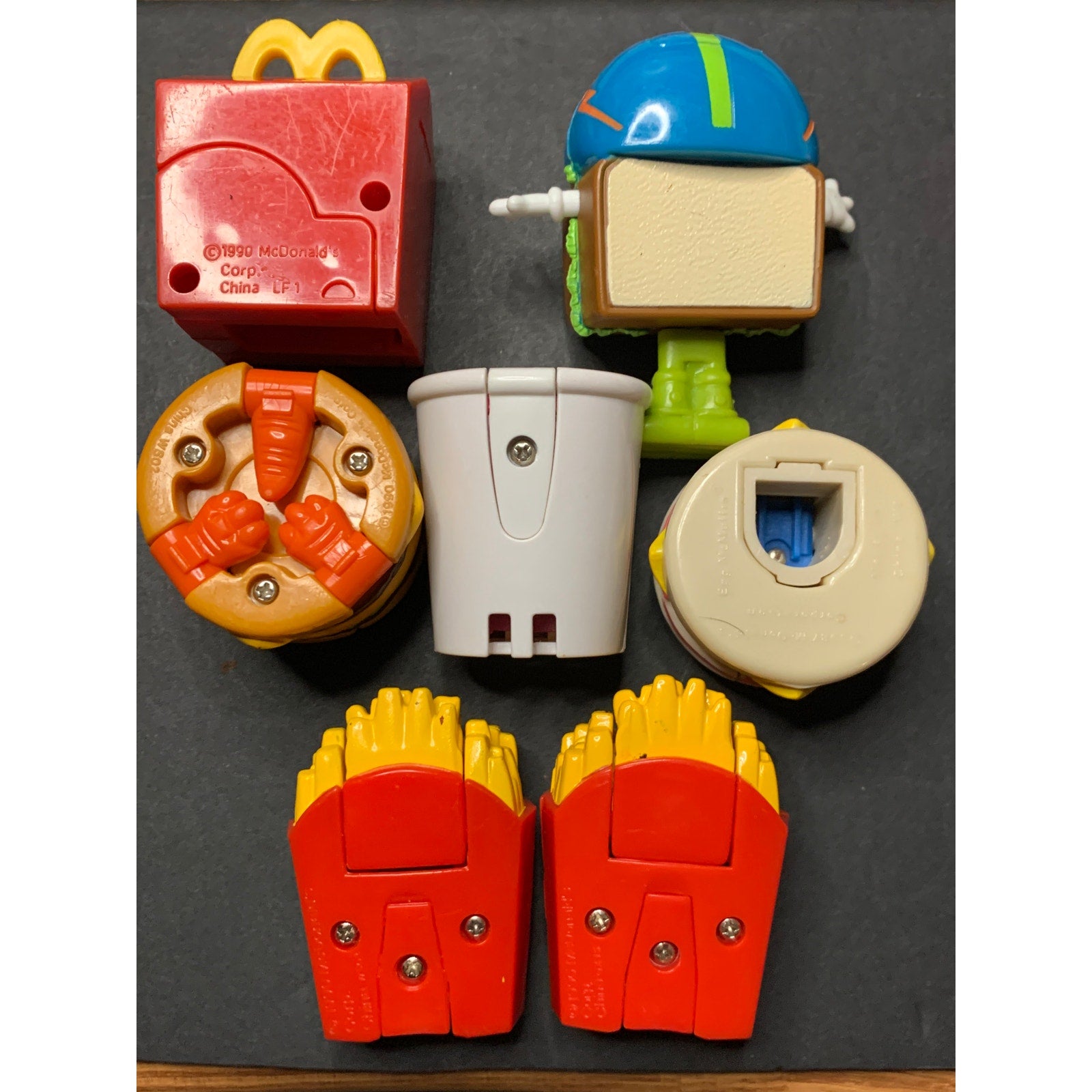 Vintage McDonalds Happy Meal Changeables Mixed Lot 1987 1990 1993