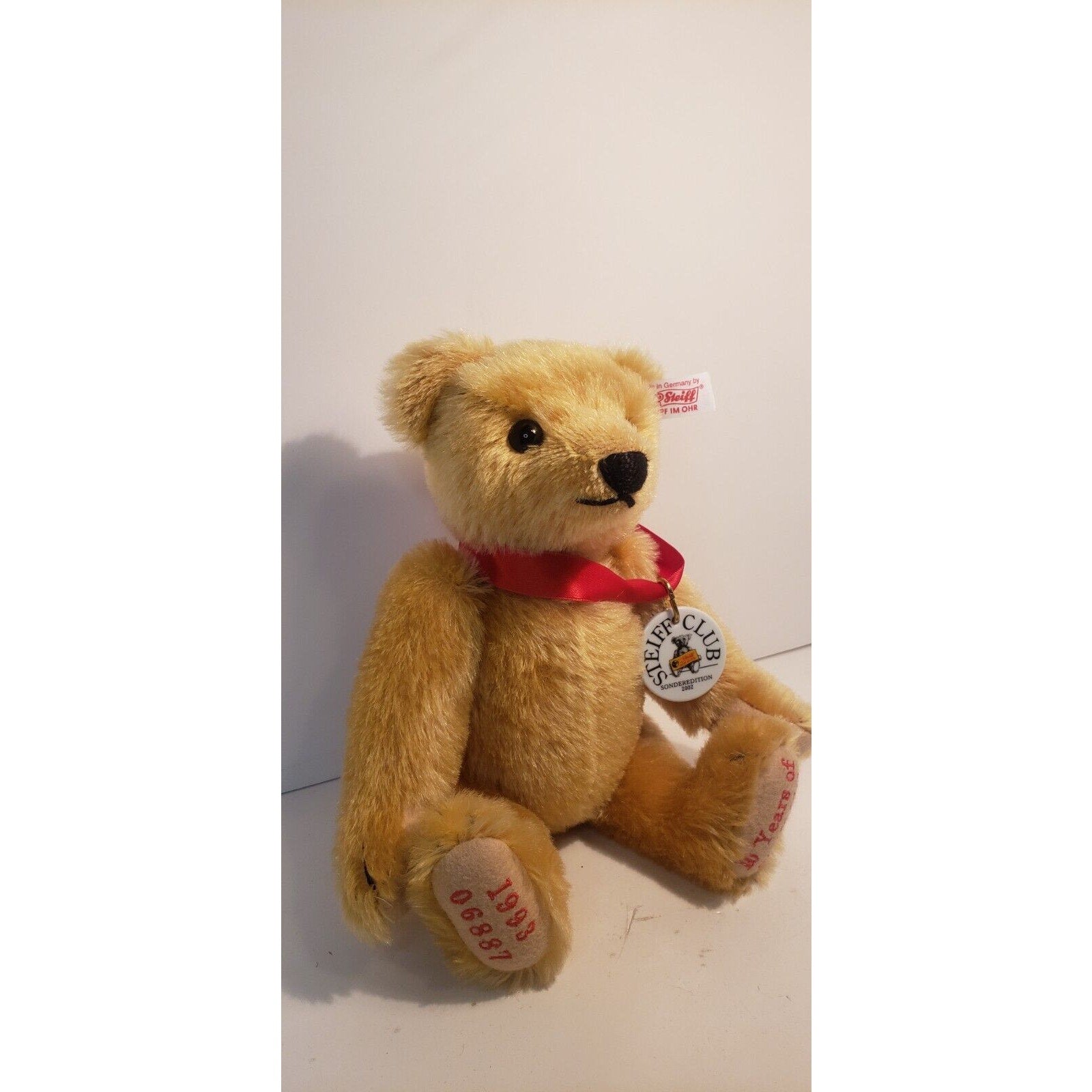 Steiff Club Sonderedition 2002 Teddy Bear 10 Years Anniversary 9" Jointed