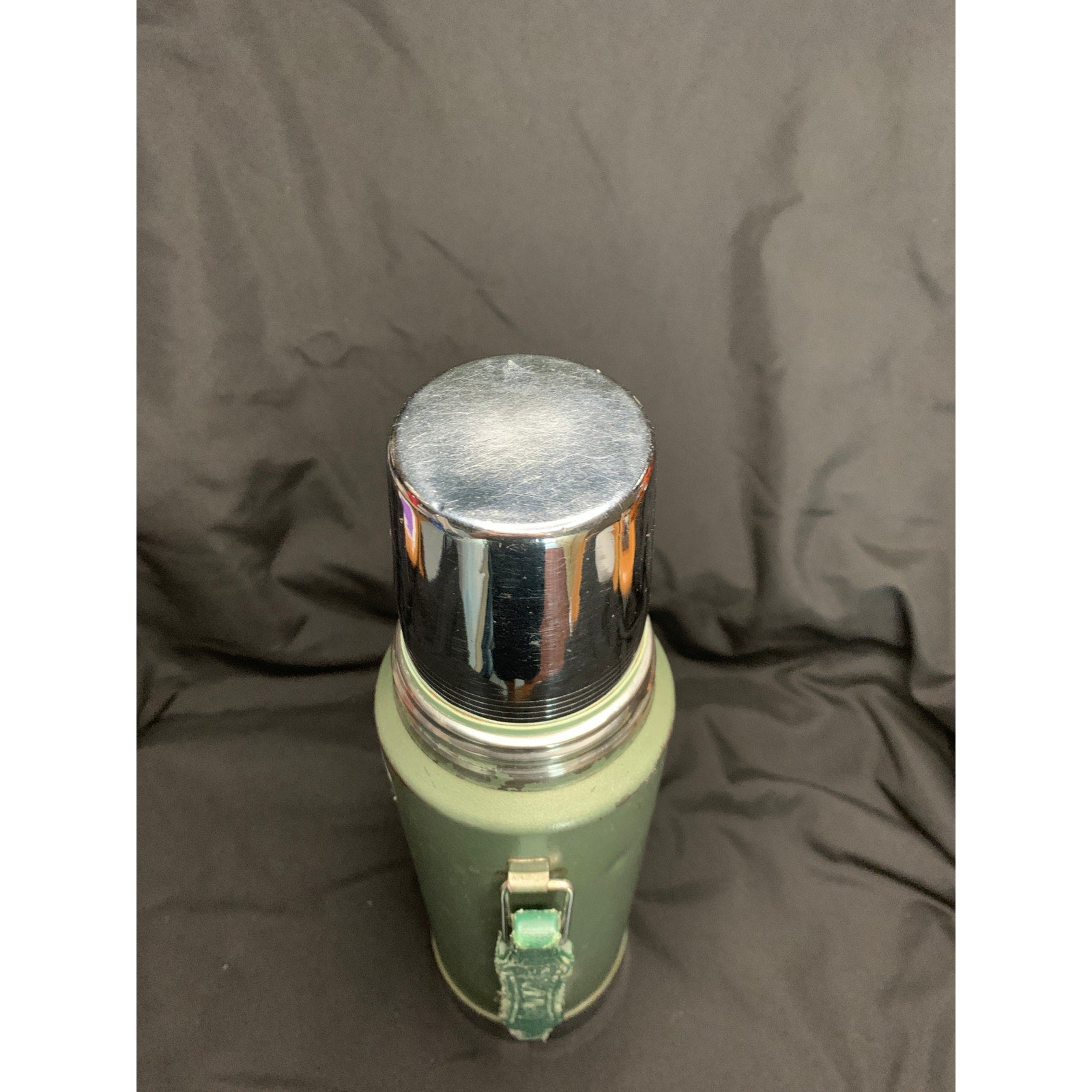 1986 Aladdin Stanley A-944DH 1 Quart 32oz Thermos Green USA Vintage