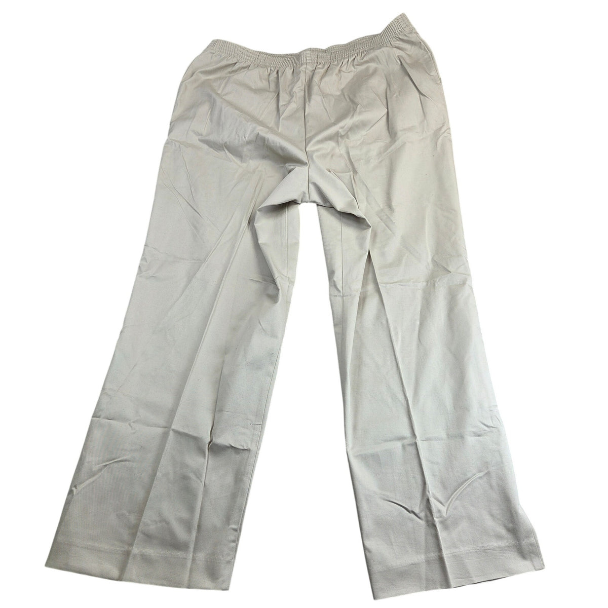 Alfred Dunner Womens 18 Classics Stone Pull On Pants Cotton Stretch 08529 NWT