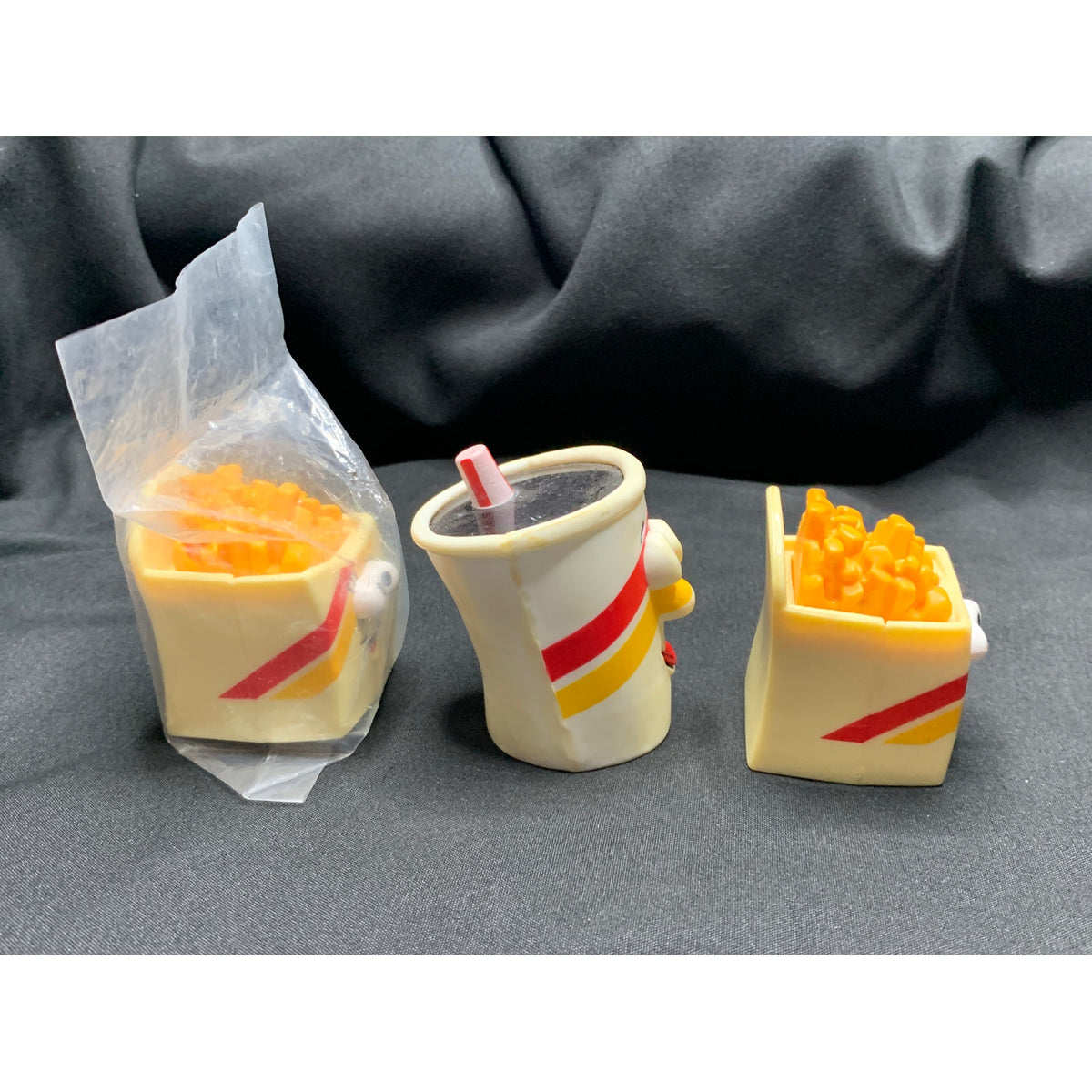 1989 Burger King Lickety Splits Rolling Racers Fries Soda Lot of 3 Hallmark