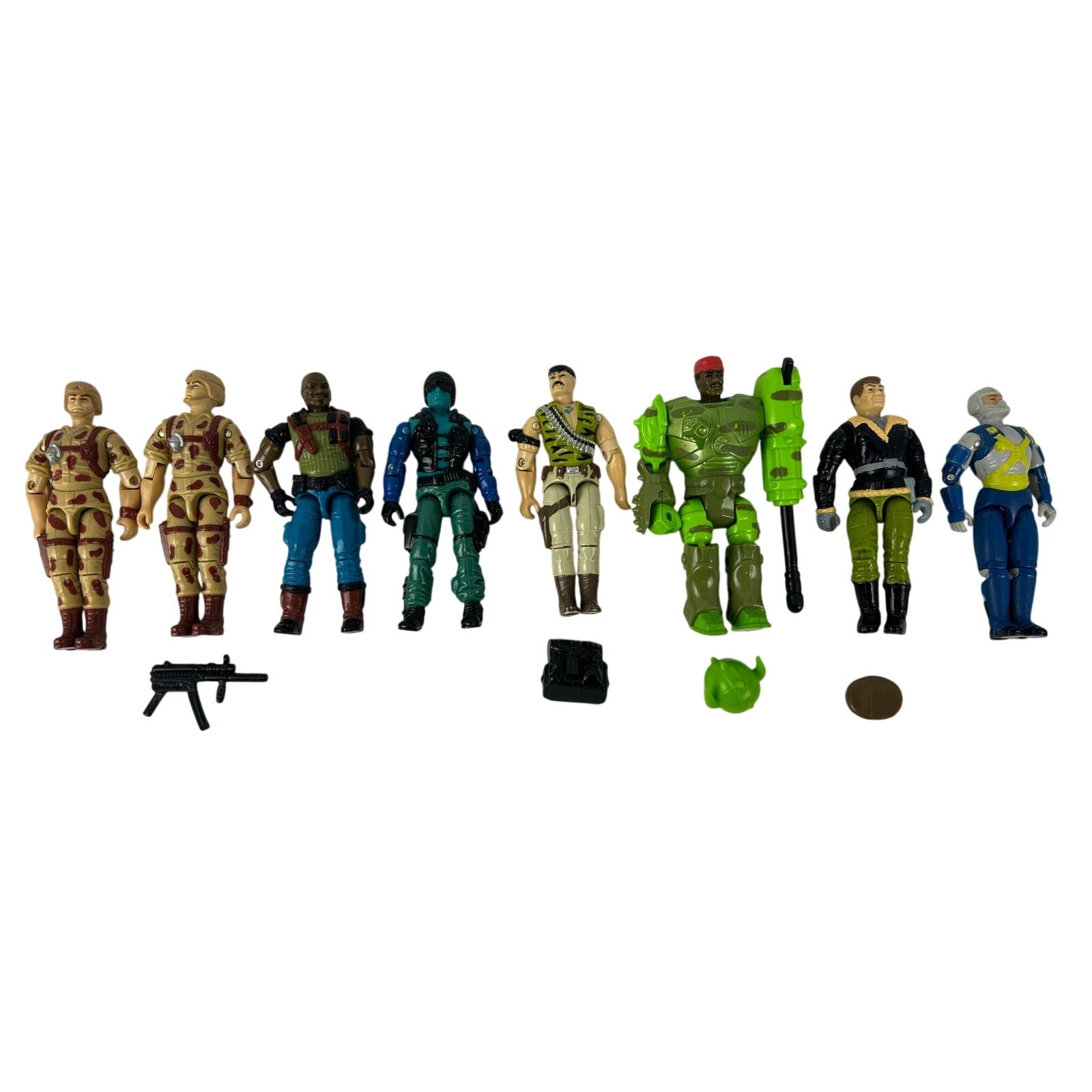 GI Joe ARAH Vintage Figure Lot Duke Roadblock Gung Ho Beach Head Law