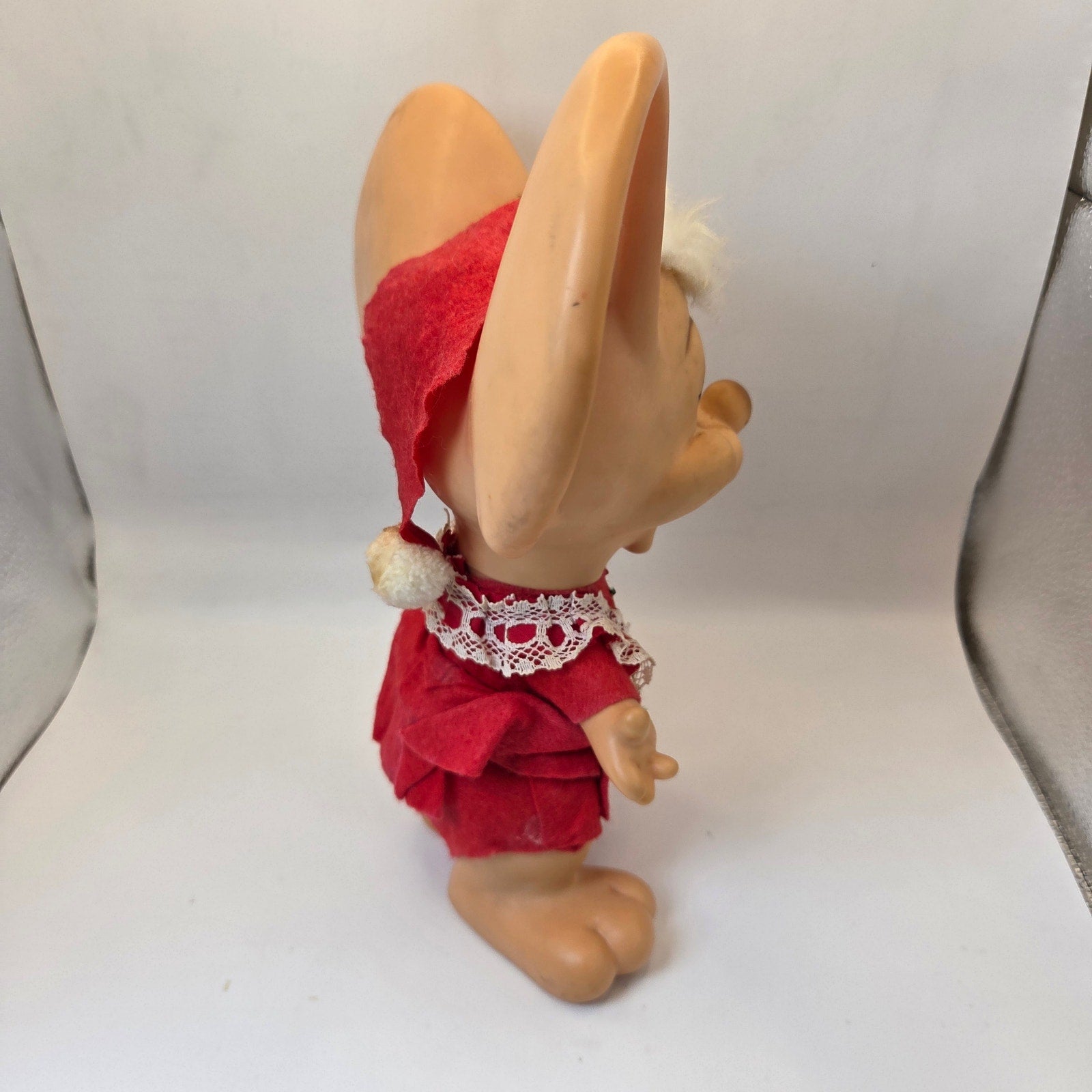 Huron Products Co Vintage Mouse Holiday Figure Large Ears Rotating Head