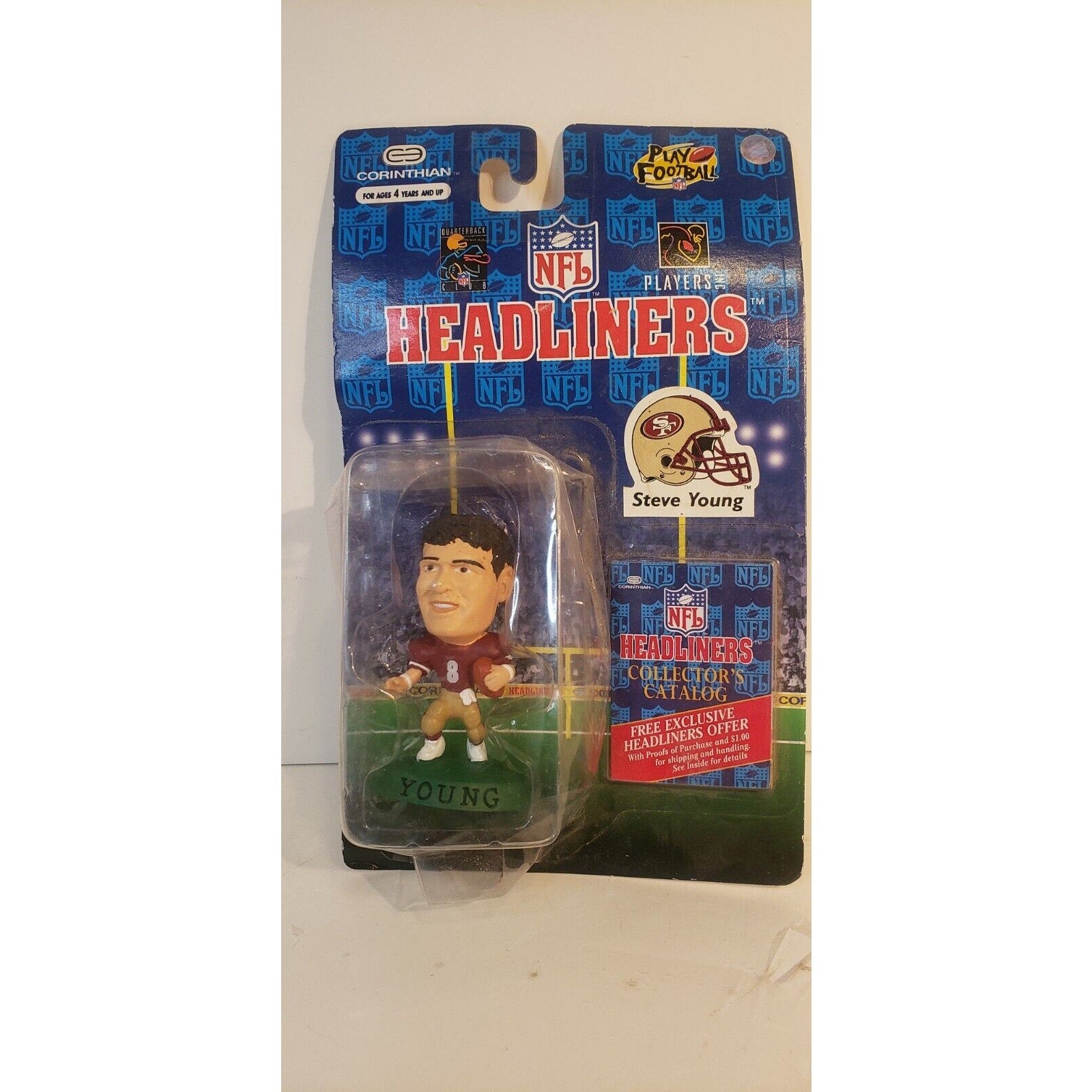 Steve Young San Francisco 49ers Corinthian NFL Headliners 1996 Figure NIB