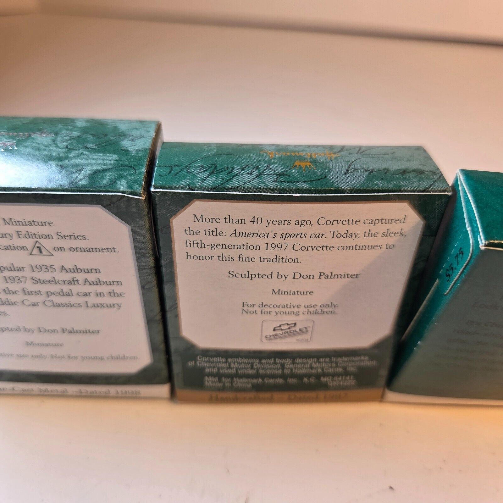 Hallmark Keepsake Ornaments Miniatures Vehicle Lot of 3