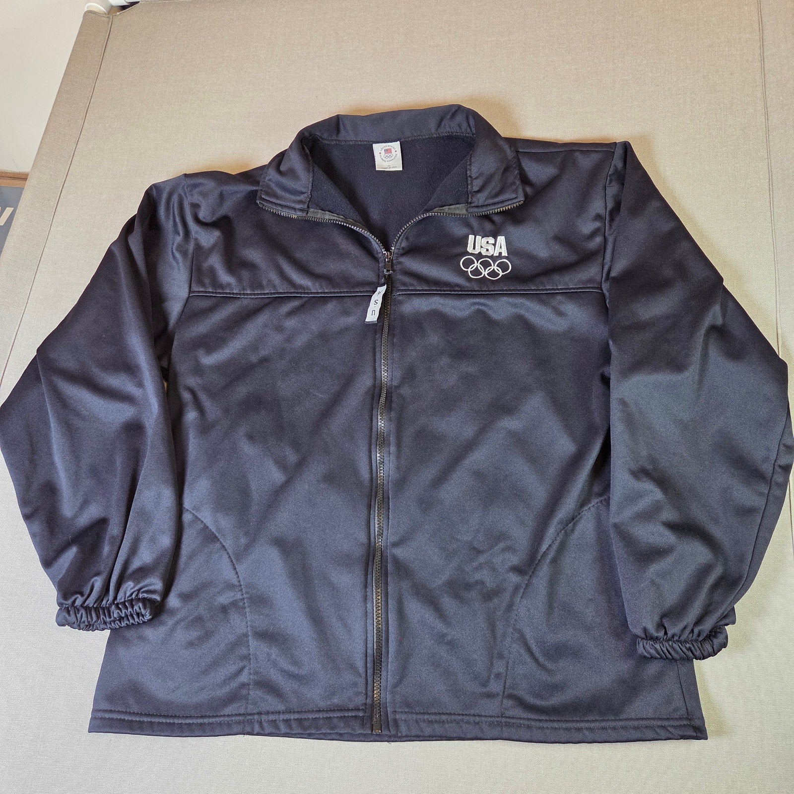 United States Olympic Committee USA Zip Jacket XL Made in USA