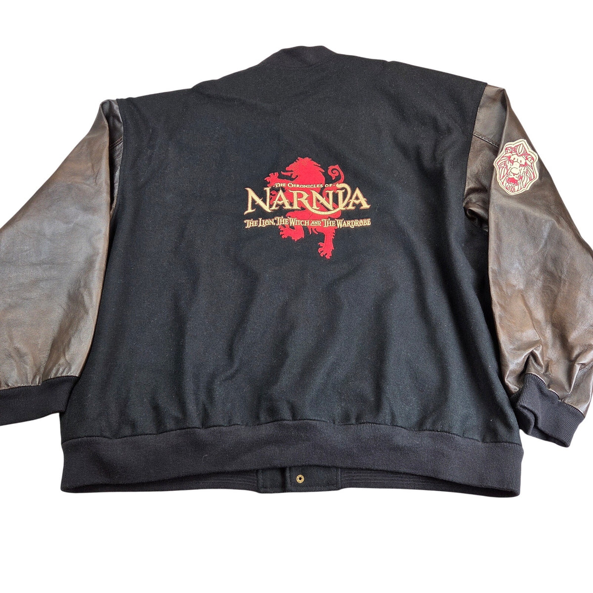 Disney Chronicles of Narnia LE 350 Wool Leather Varsity Jacket XXL 2005