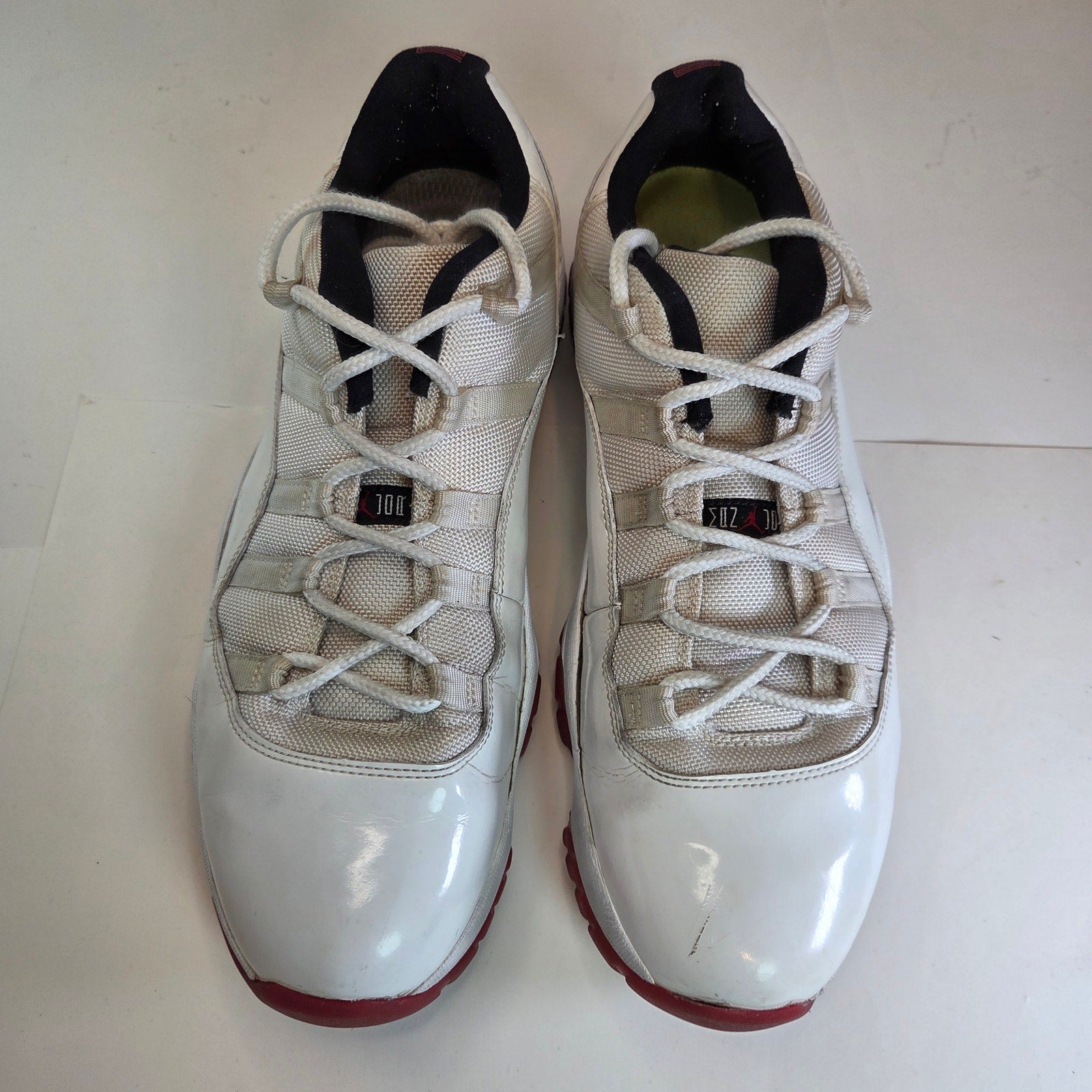 Nike Air Jordan 11 Retro Low Cherry 2012 White Red Size 13 528895-101