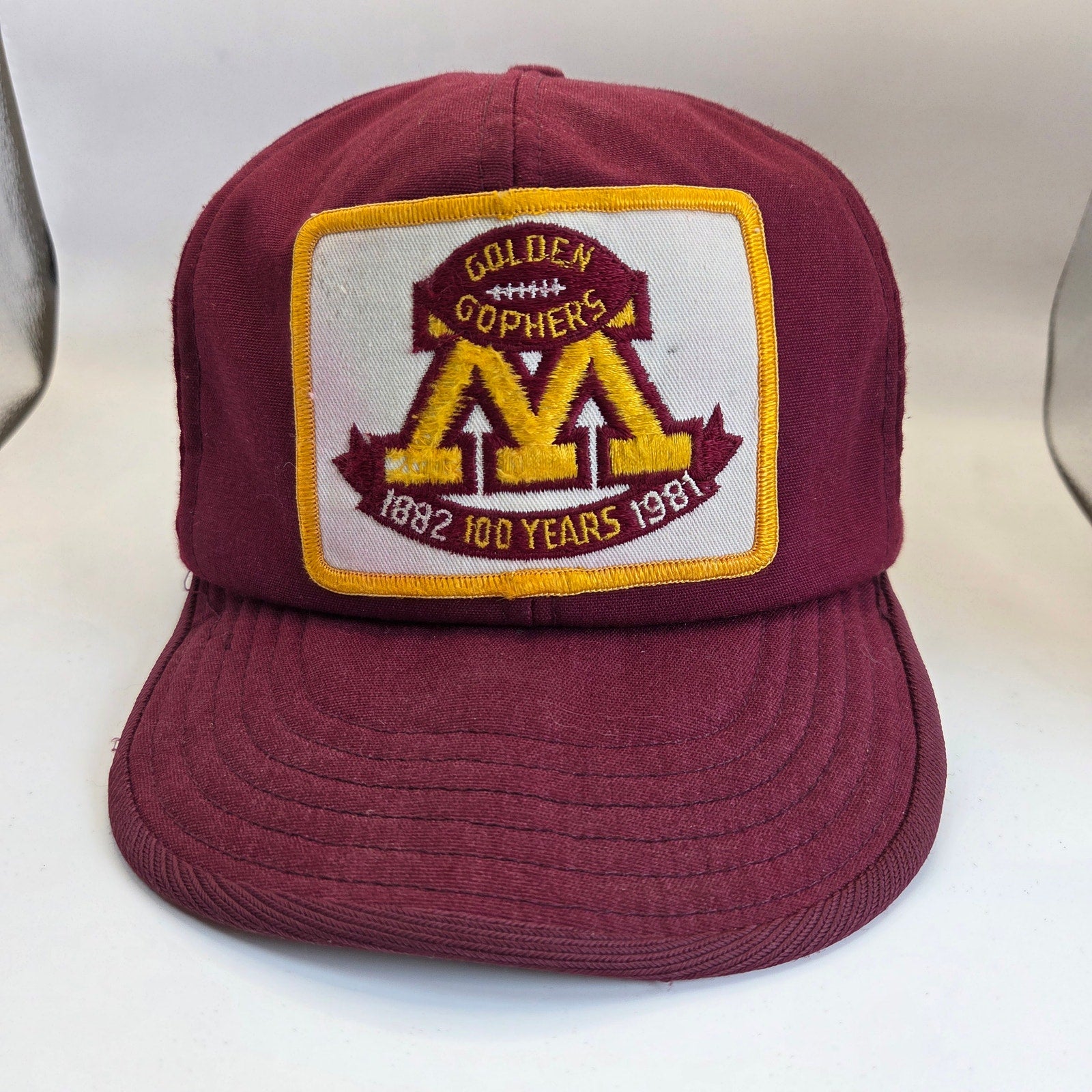 Kap King Vintage Minnesota Golden Gophers 100 Years 1981 Snapback Hat Cap L (79)