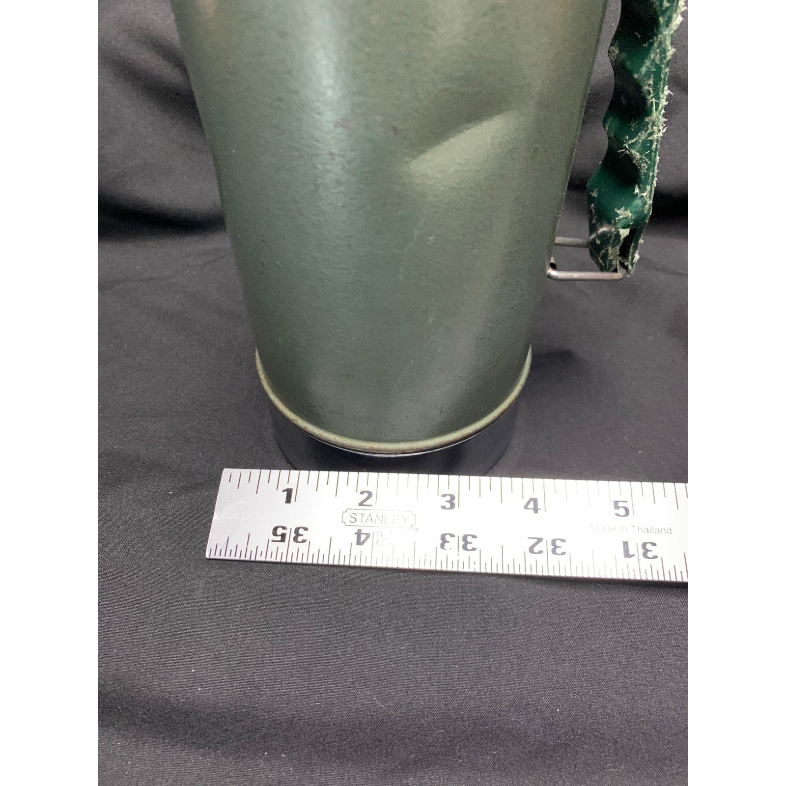 1986 Aladdin Stanley A-944DH 1 Quart 32oz Thermos Green USA Vintage