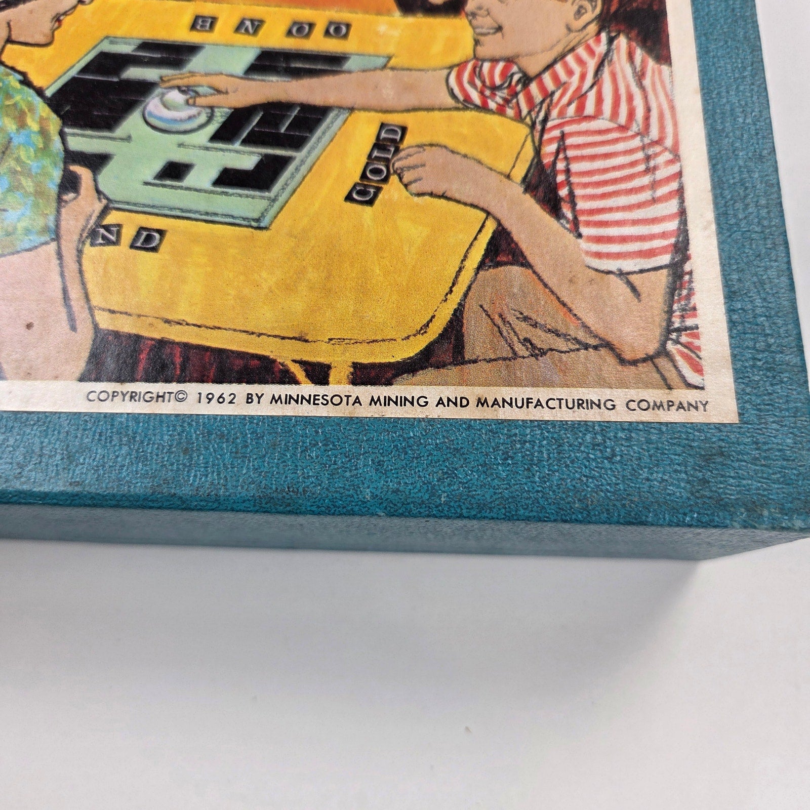 Vintage 1962 Phlounder 3M Bookshelf Board Game 100% Complete Clean Interior
