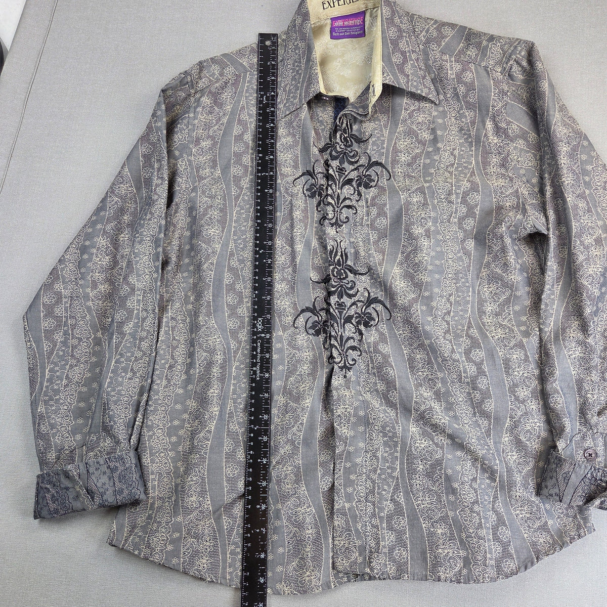 Rock and Roll Religion Jimi Hendrix Experience 2005 Embroidered Button Shirt
