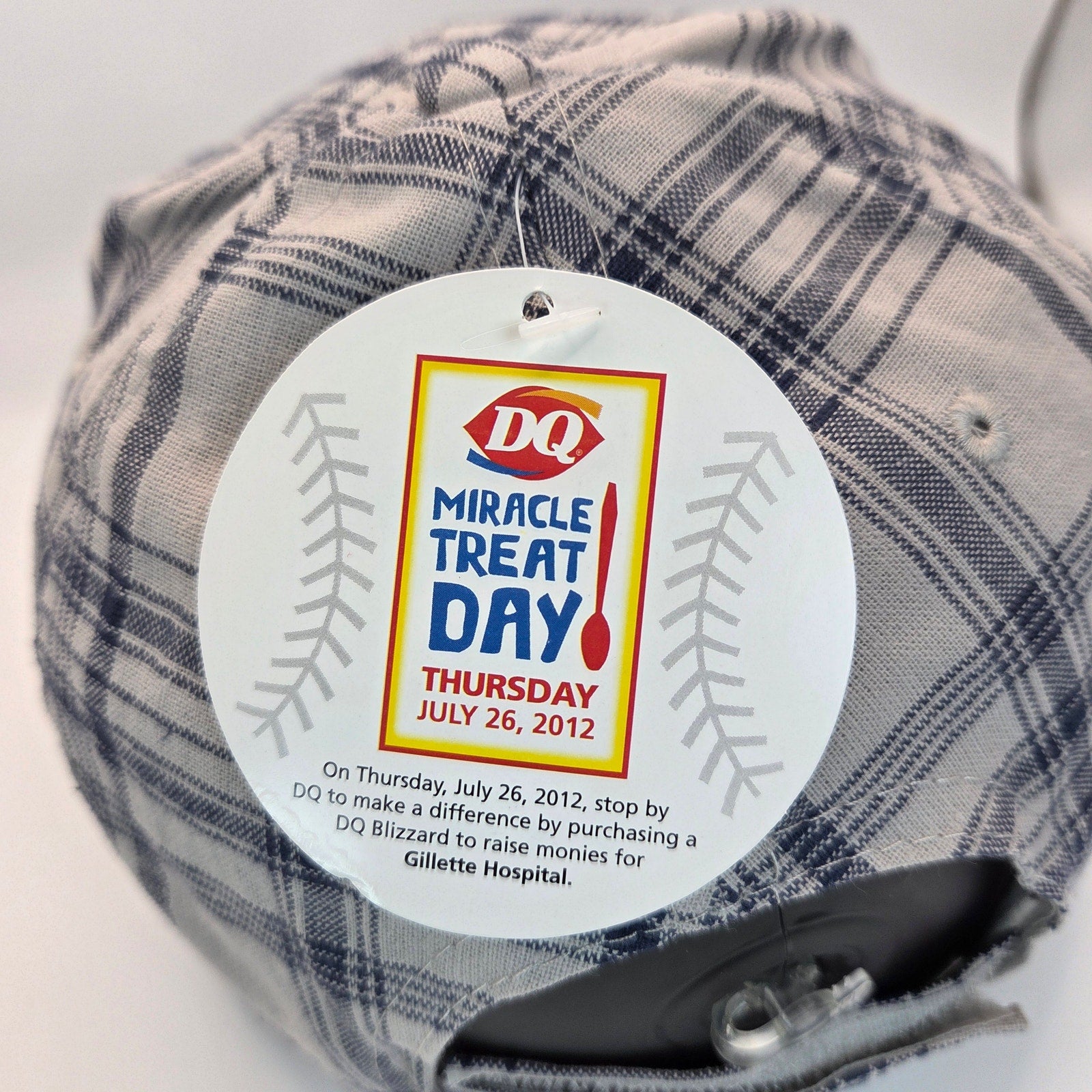 Minnesota Twins 2012 Opening Day Hat Plaid DQ Promo New w/Tag MLB Giveaway