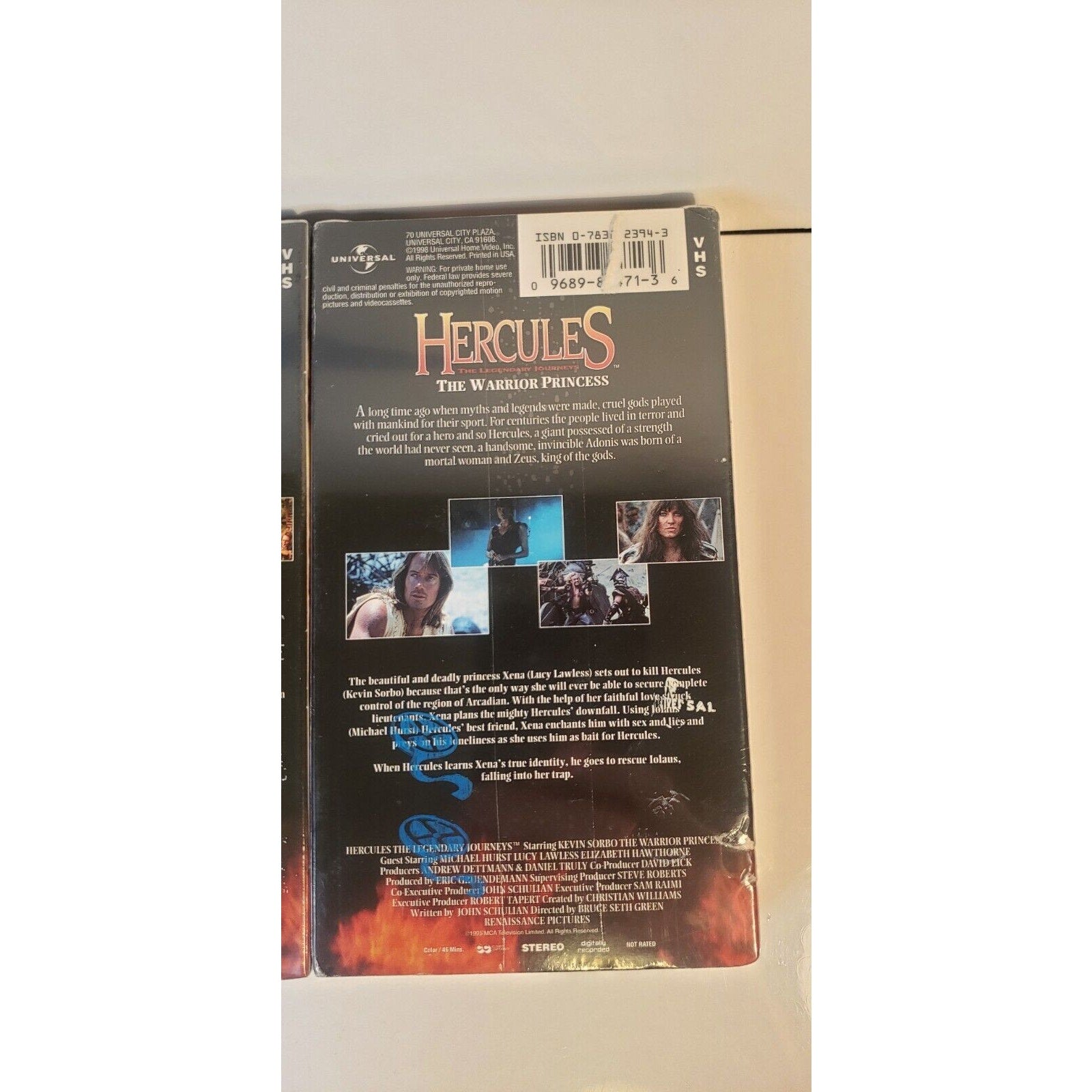 Lot of 3 Hercules The Legendary Journeys VHS New Sealed Kevin Sorbo