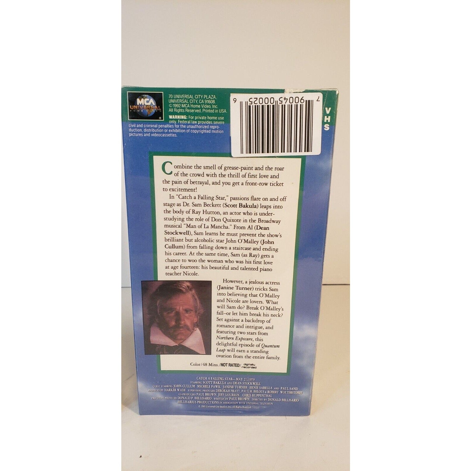 Quantum Leap VHS New Sealed Lot of 2 - Catch A Fallen Star/The Color of Truth