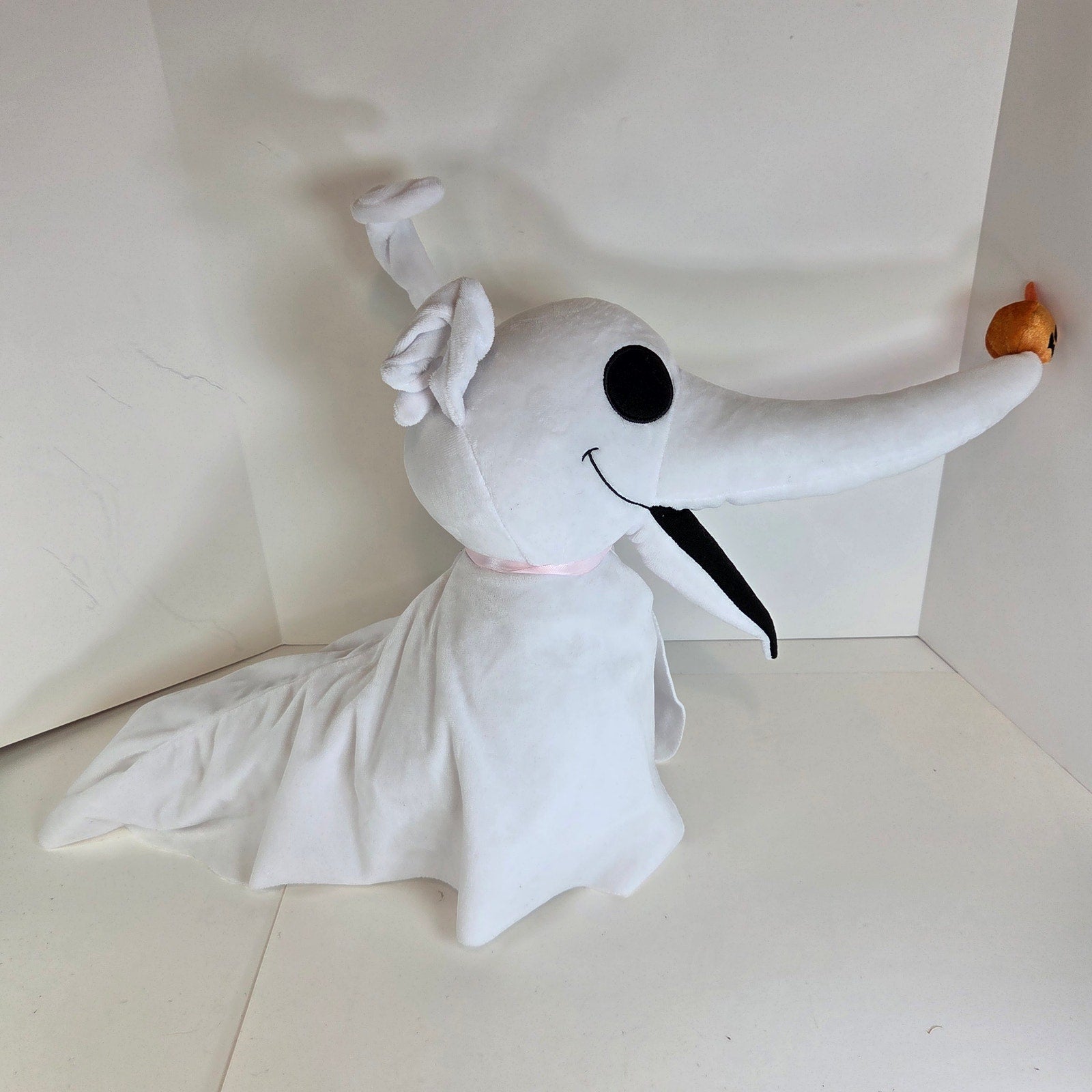 Disney Nightmare Before Christmas Zero Dog Plush 24" Large White Toy