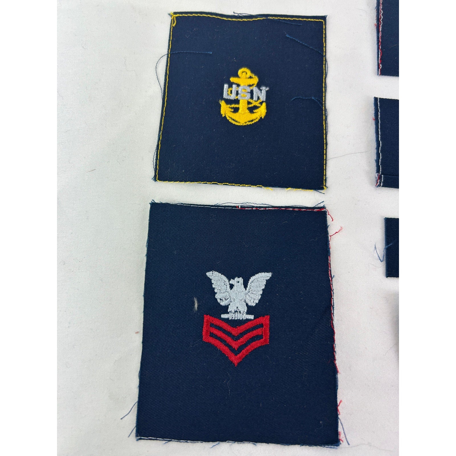 US Navy Rating Patch Lot Petty Officer Chevrons USN Anchor Flag Insignia