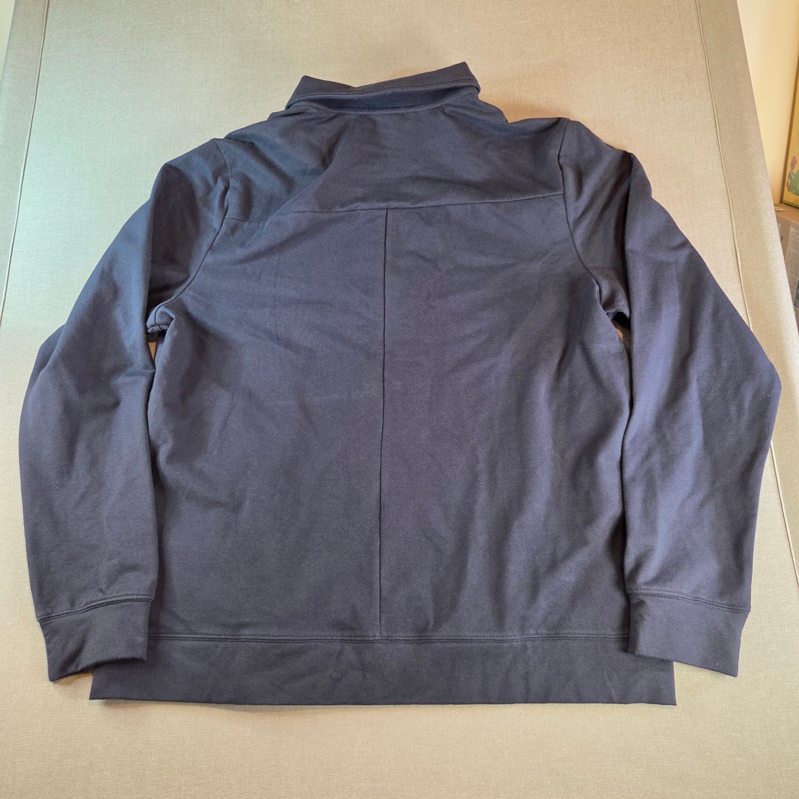 RVCA Full Zip Jacket XL Navy Cotton Blend Logo Streetwear