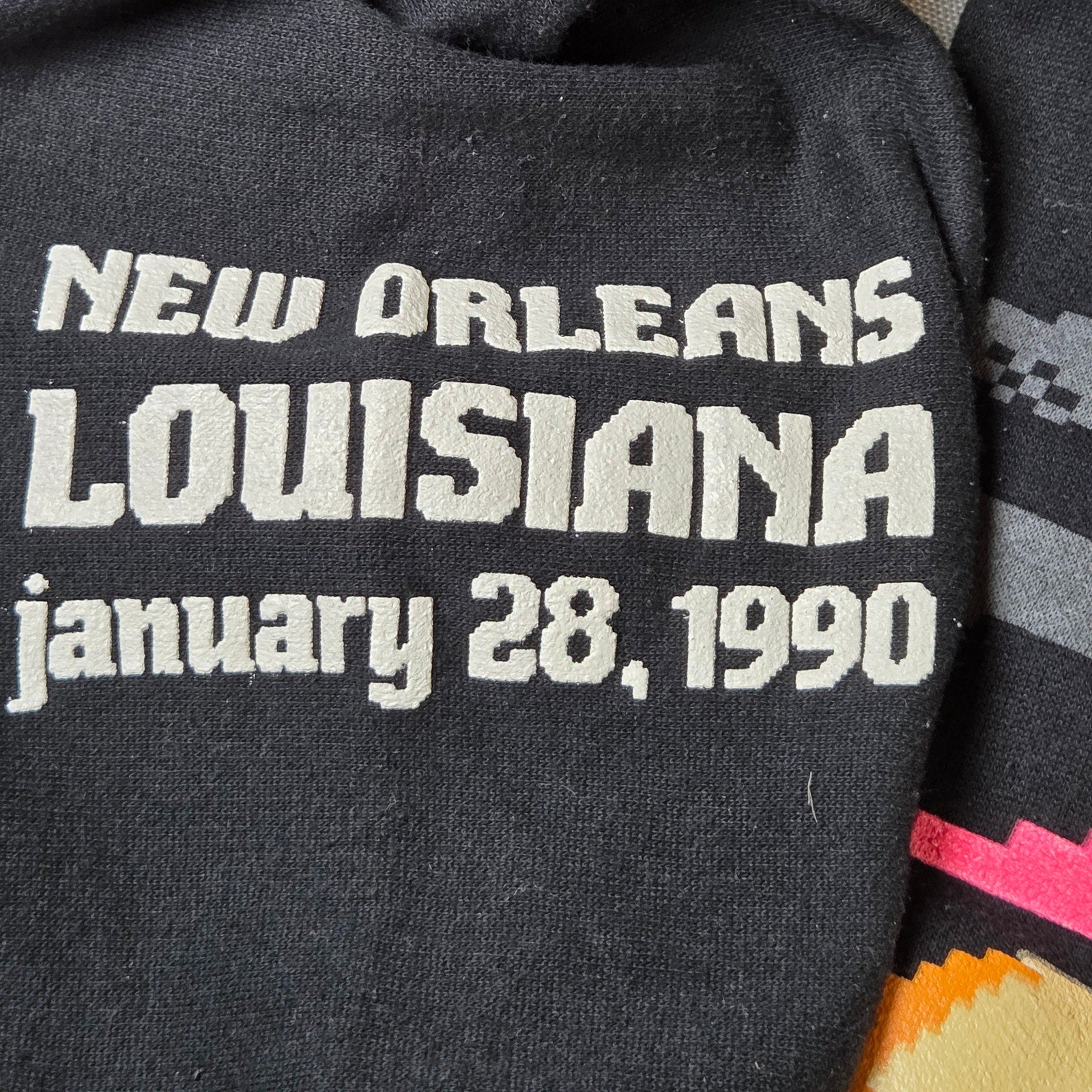 Caribe Sportswear Super Bowl XXIV 1990 NFL Vintage Crewneck Sweatshirt