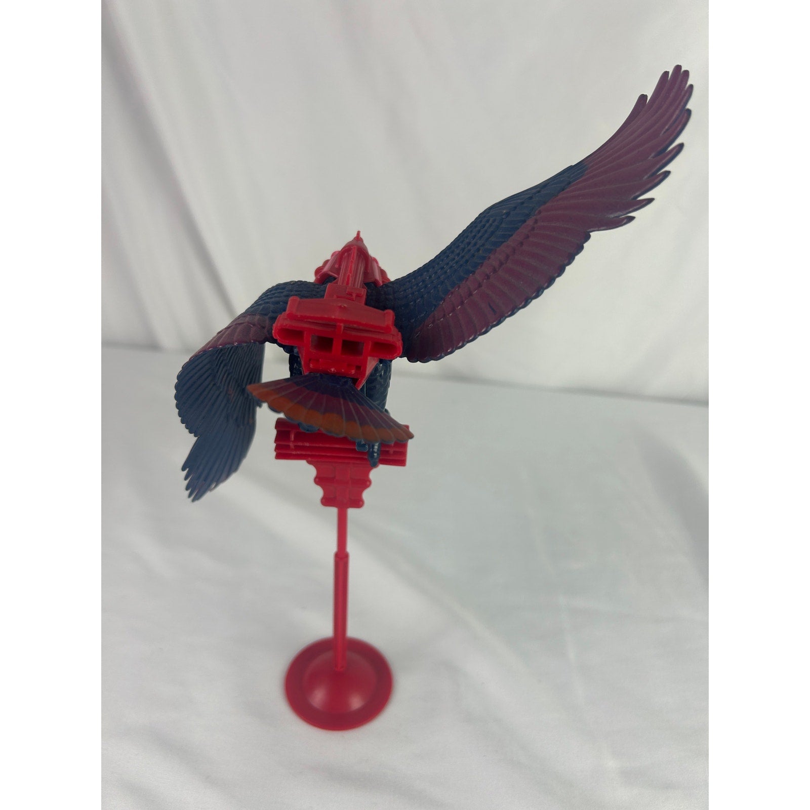 Vintage Masters of the Universe Screeech Bird w Perch Harness 1983 Mattel