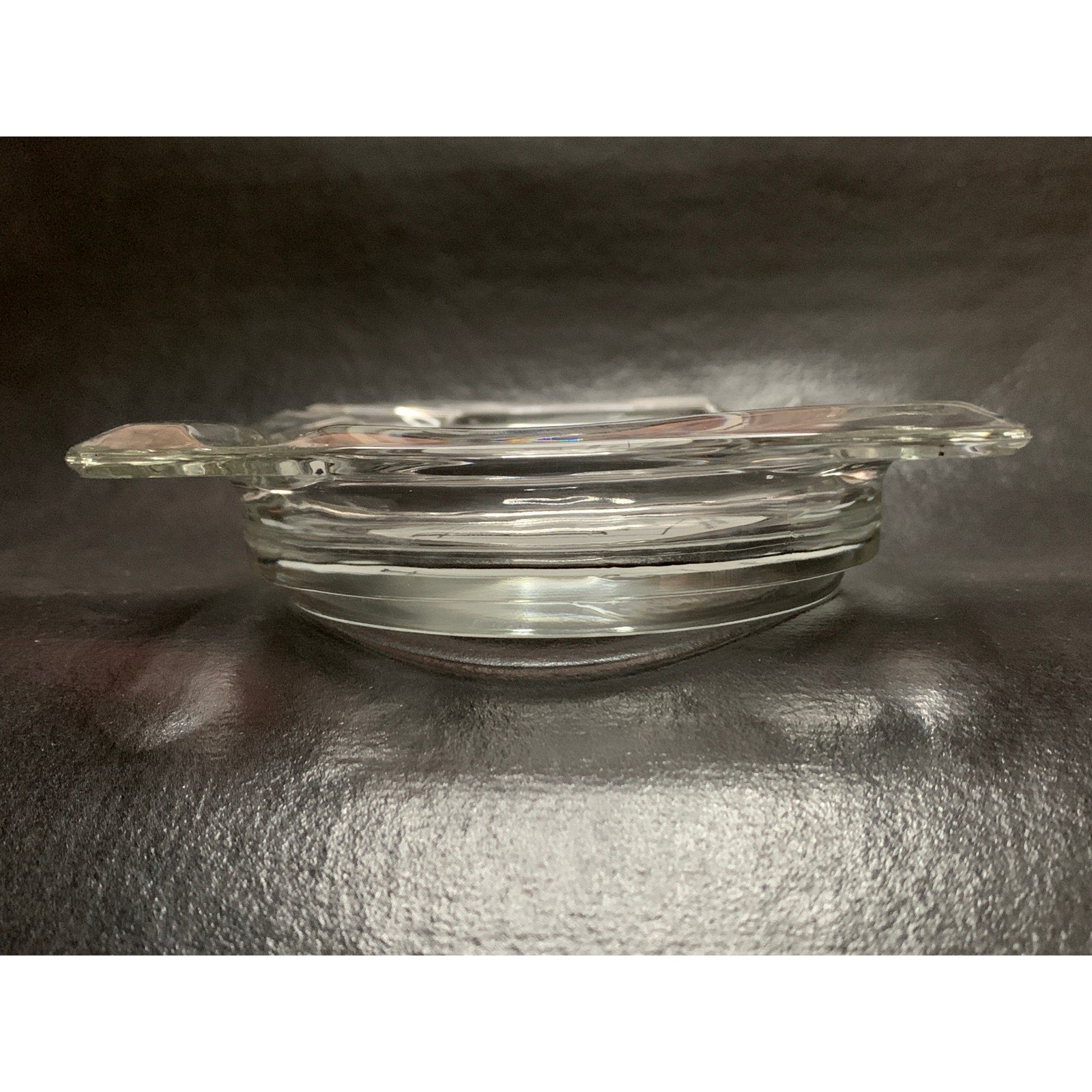 Vintage Bungalow Inn Motel Crystal MN Glass Advertising Ashtray Highway 52