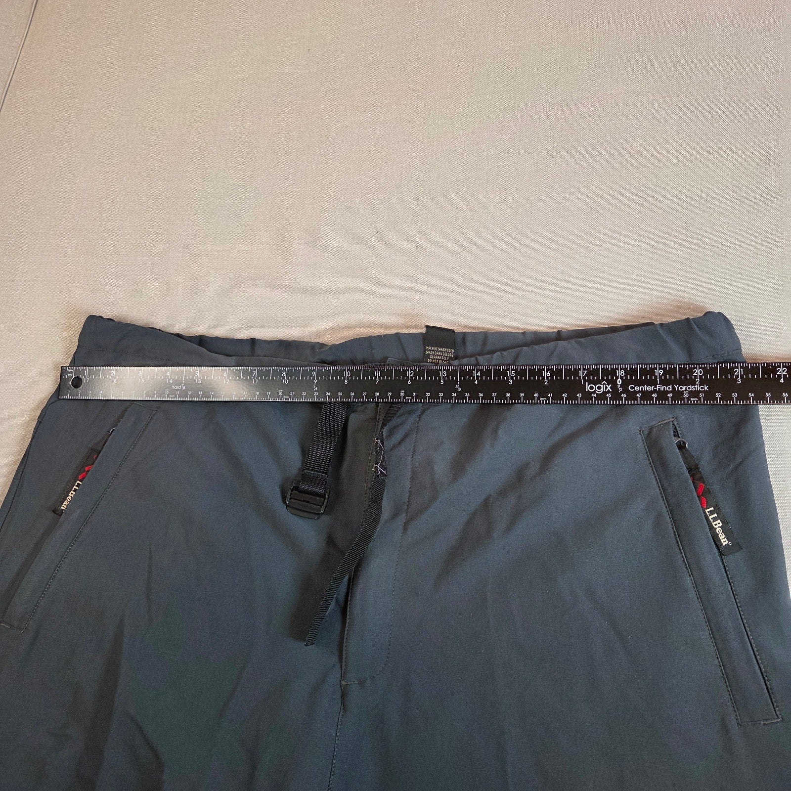 LL Bean Schoeller Dryskin Outdoor Hiking Pants Men’s XL Regular Gray Nylon