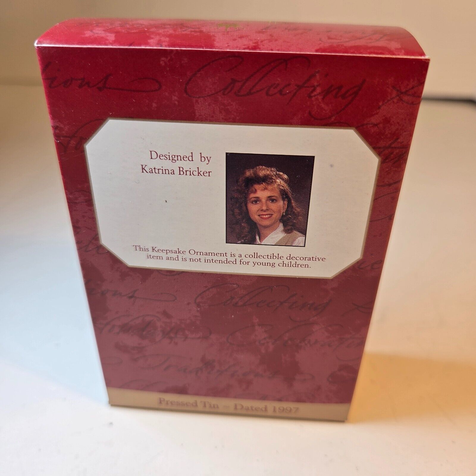 Hallmark Keepsake Ornament Daughter Stocking Pressed Tin 1997