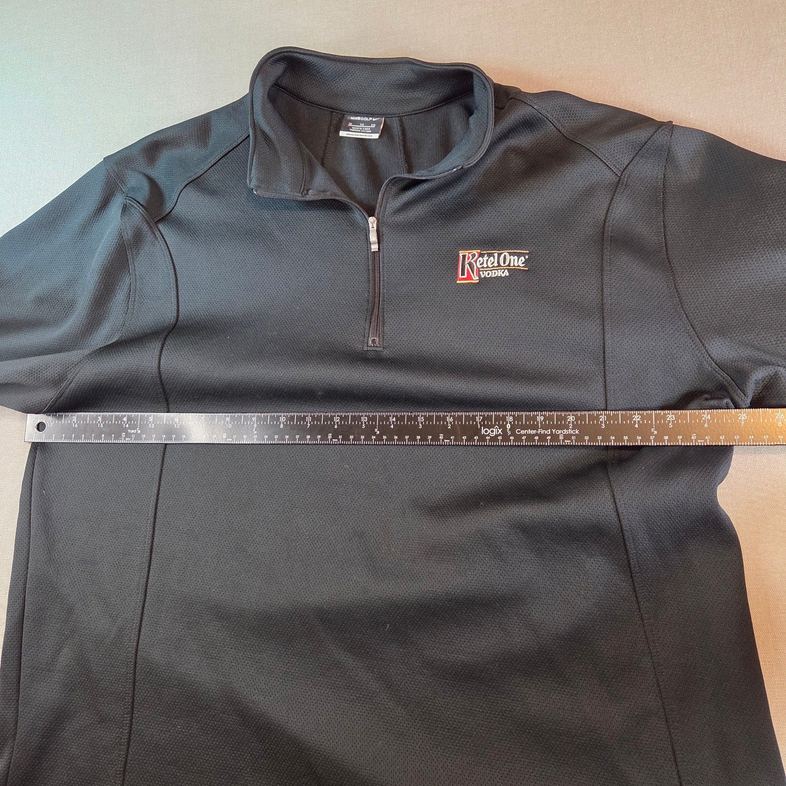 Nike Golf XL Pullover Quarter Zip Black Ketel One Vodka Promo Jacket