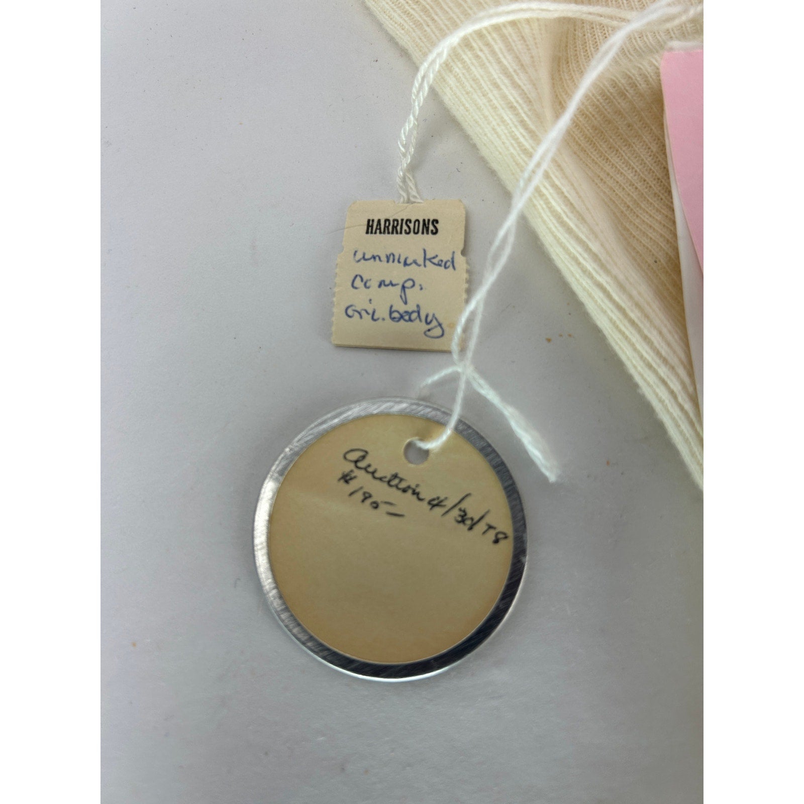 Unmarked 29" Composition Baby Doll c.1915–20s, Sleep Eyes, Human Hair Wig