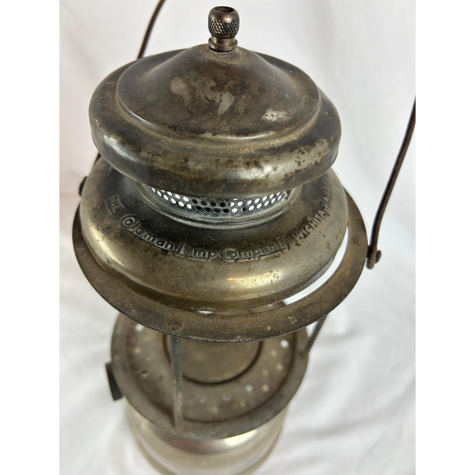 Antique Coleman 327 Quick Lite Lantern 1920s Dual Mantle Untested