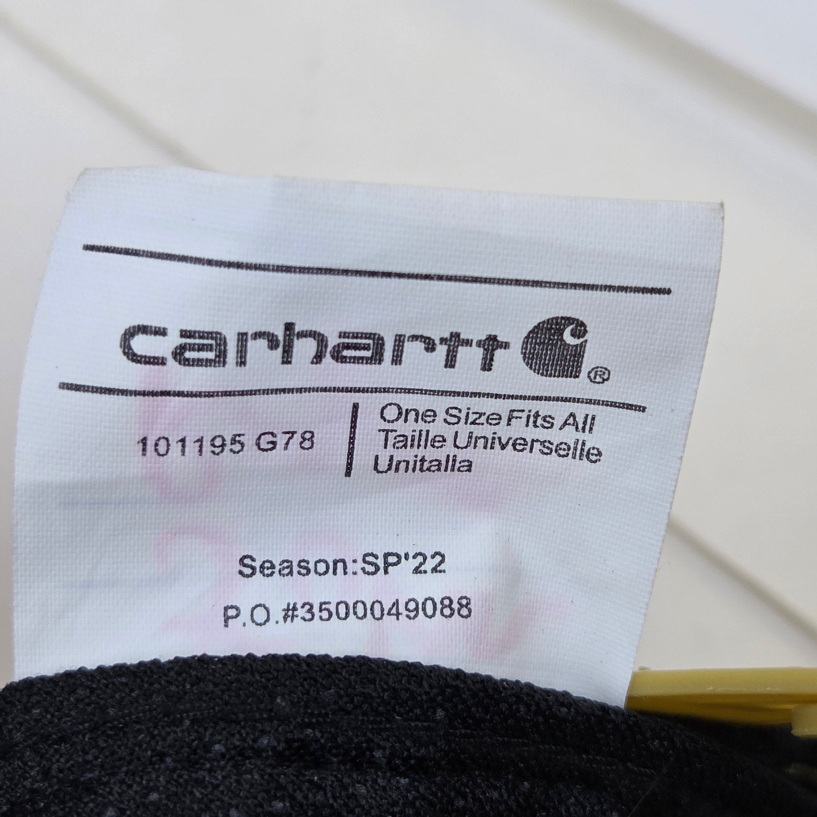 Carhartt Canvas Mesh Back Trucker Hat Olive Orange Snapback OSFA 2022