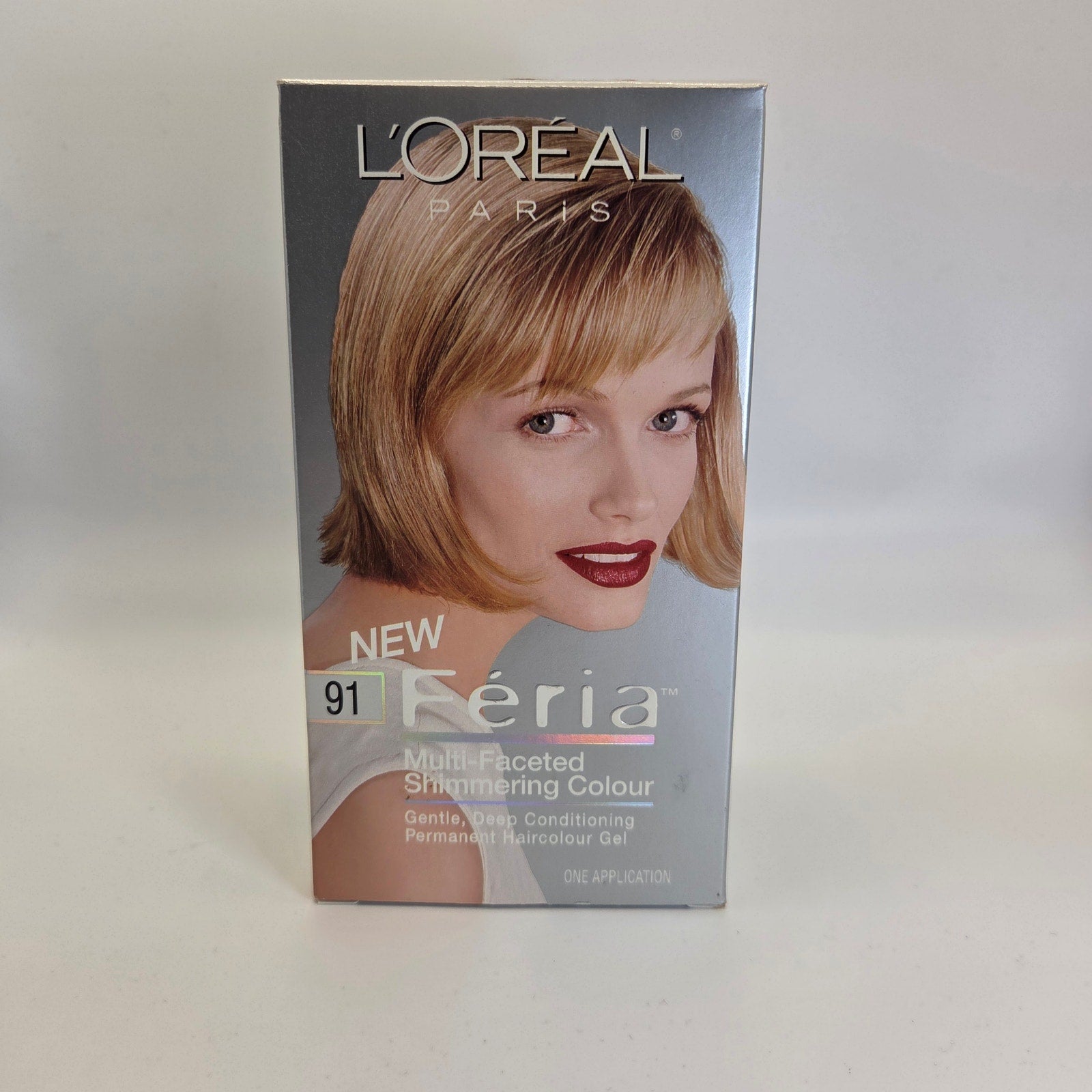 L’Oreal Feria 91 Champagne Cocktail Light Beige Blonde Hair Color NOS