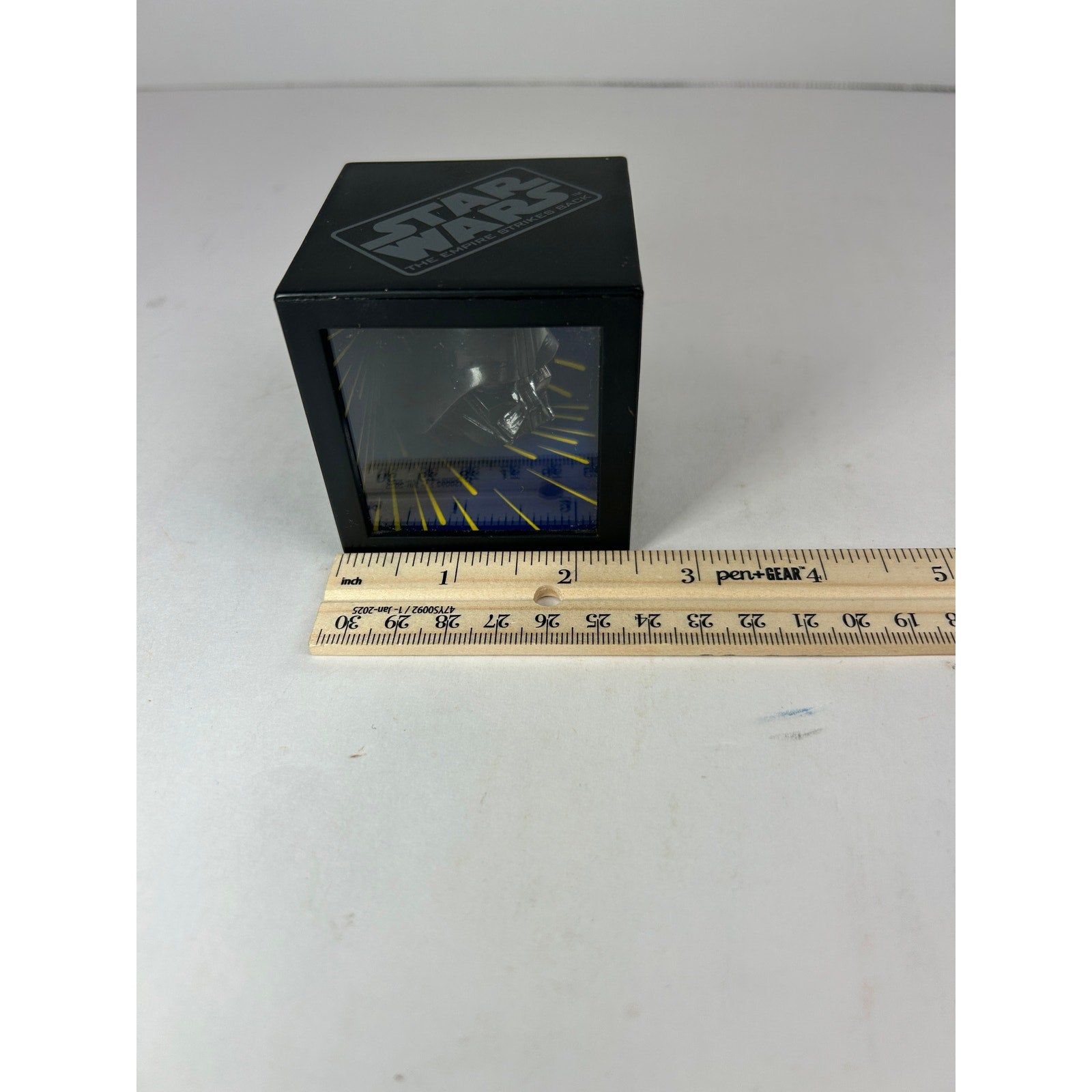 Vintage Star Wars Yoda Darth Vader Empire Strikes Back 3D Cube