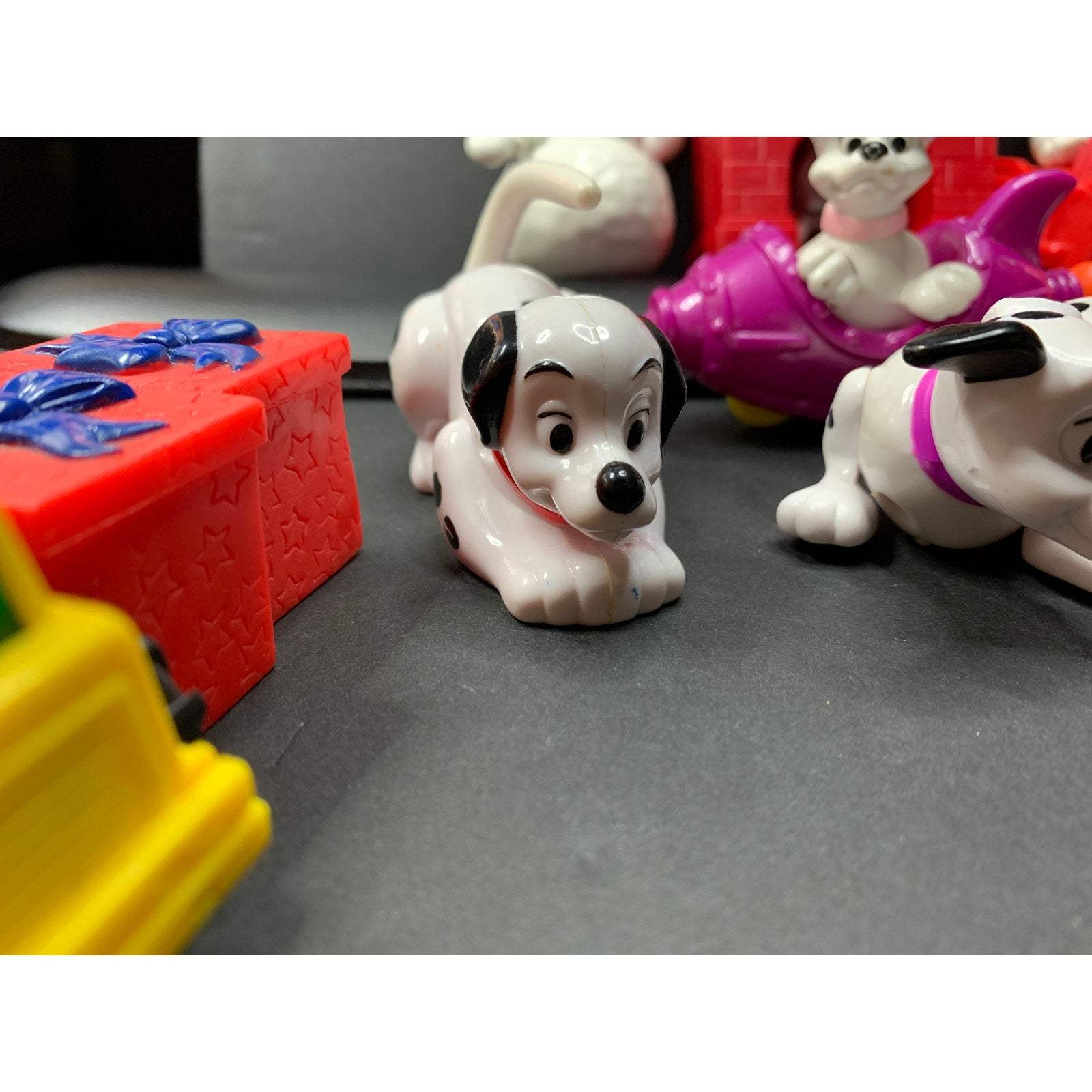 2000 Disney 102 Dalmatians McDonald's Happy Meal Toys Lot 11 Puppy Figures Cars