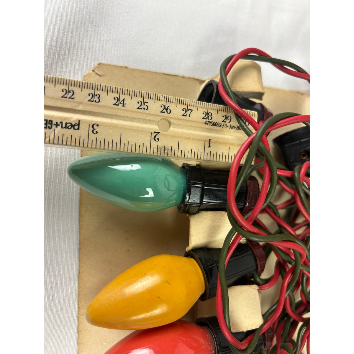 Vintage 1950s NOMA Lites 3005-SF 7 Light Christmas Set Original Box C7