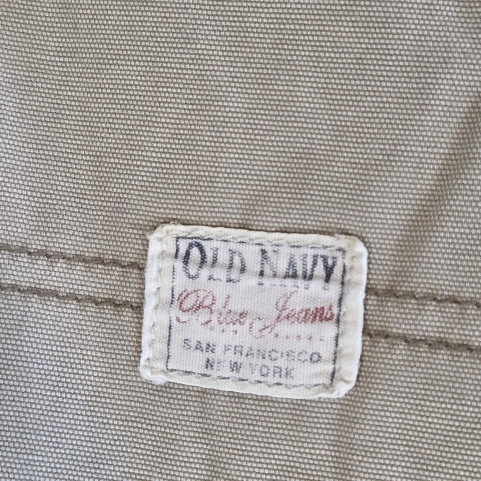 Old Navy Mechanic’s Workwear Pants 34x34 Khaki Cotton Vintage 2002